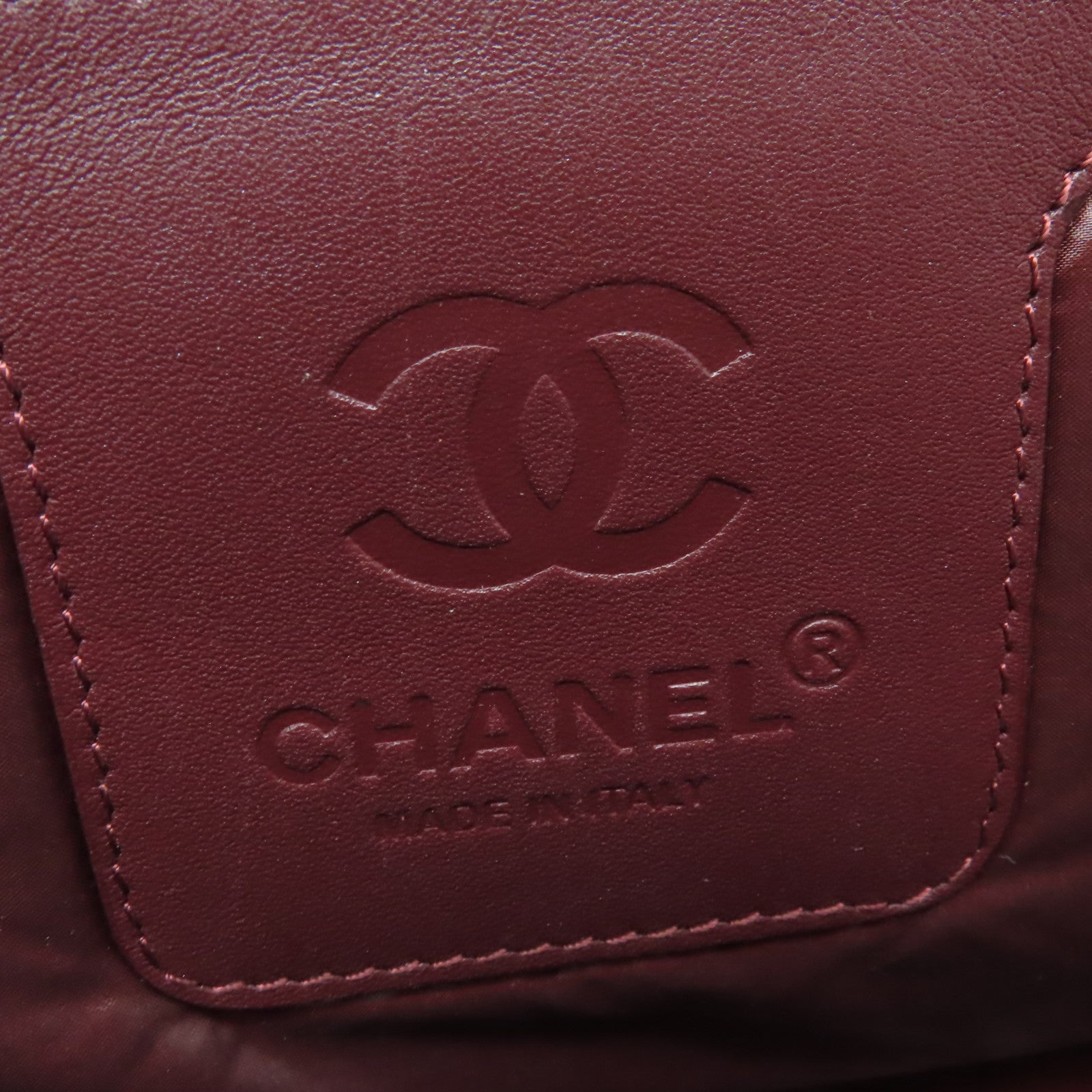 CHANEL 菱格尼龍Handbag銀扣手挽袋黑色