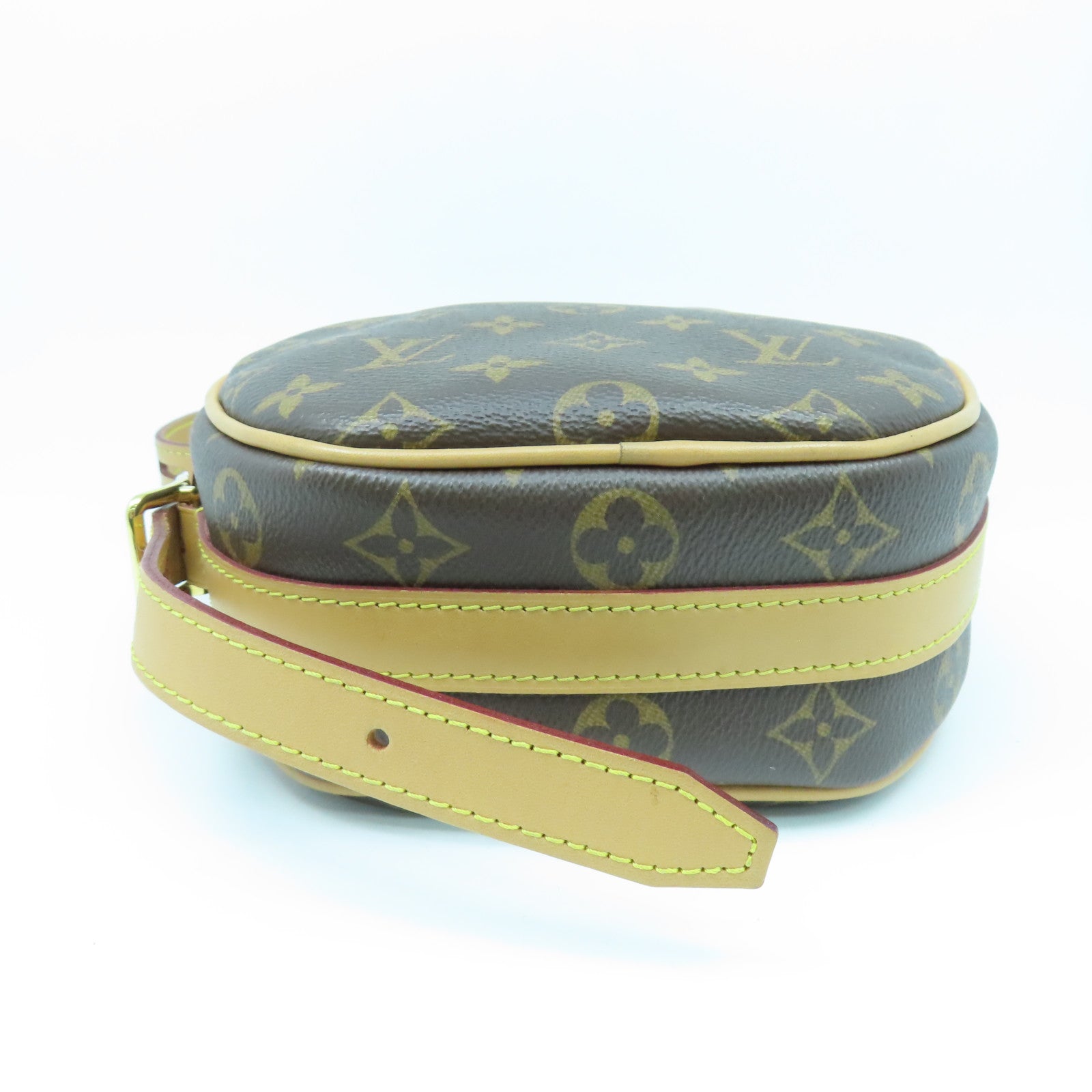 LOUIS VUITTON Monogram Boite Chapeau Souple PM Shoulder金扣肩背袋啡色