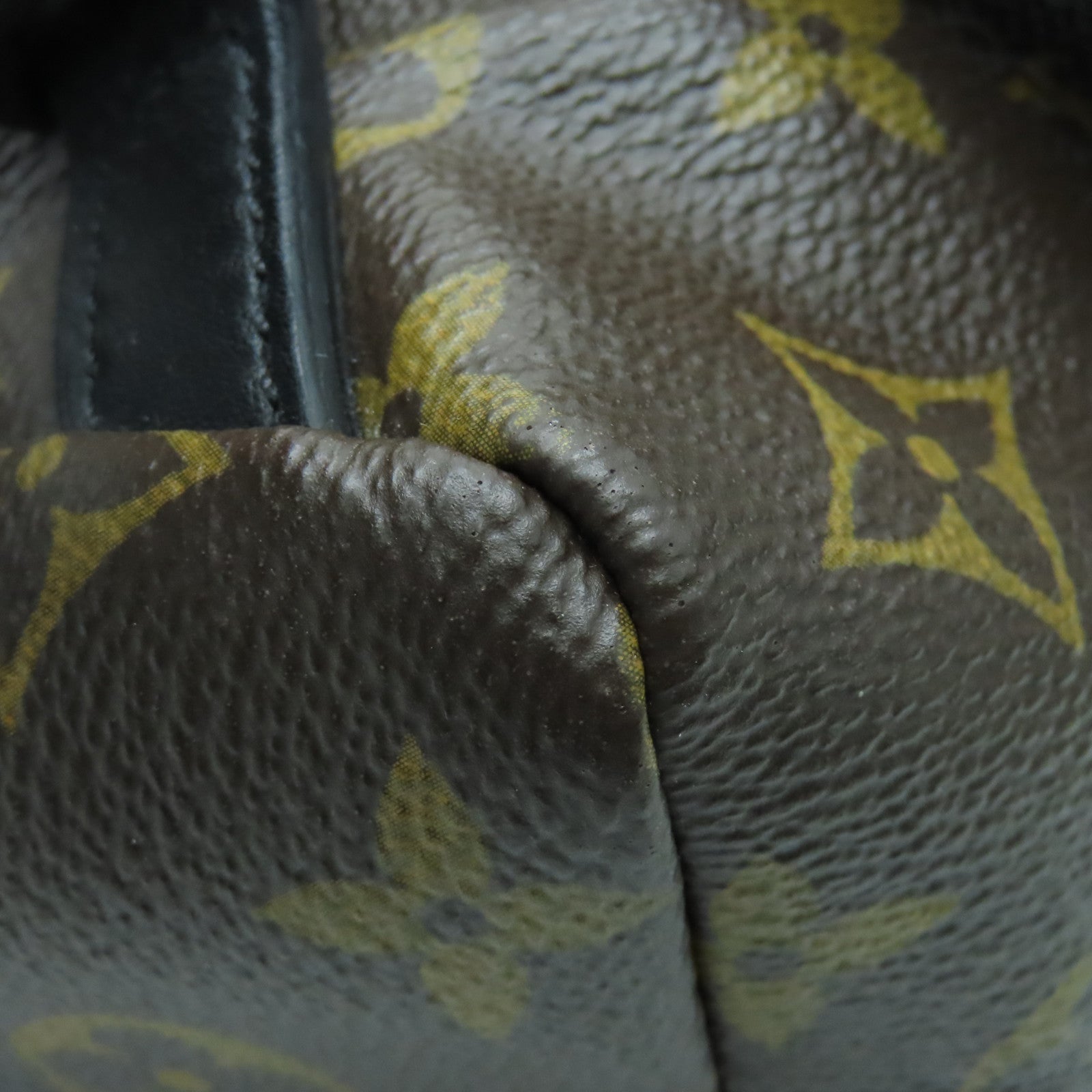 LOUIS VUITTON Monogram Palm Spring PM金扣背包啡色