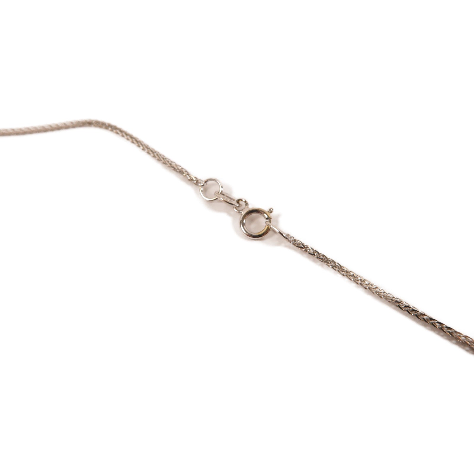 JEWELRY 18K白金Diamond Necklace 0.25ct鑽石項鍊銀色