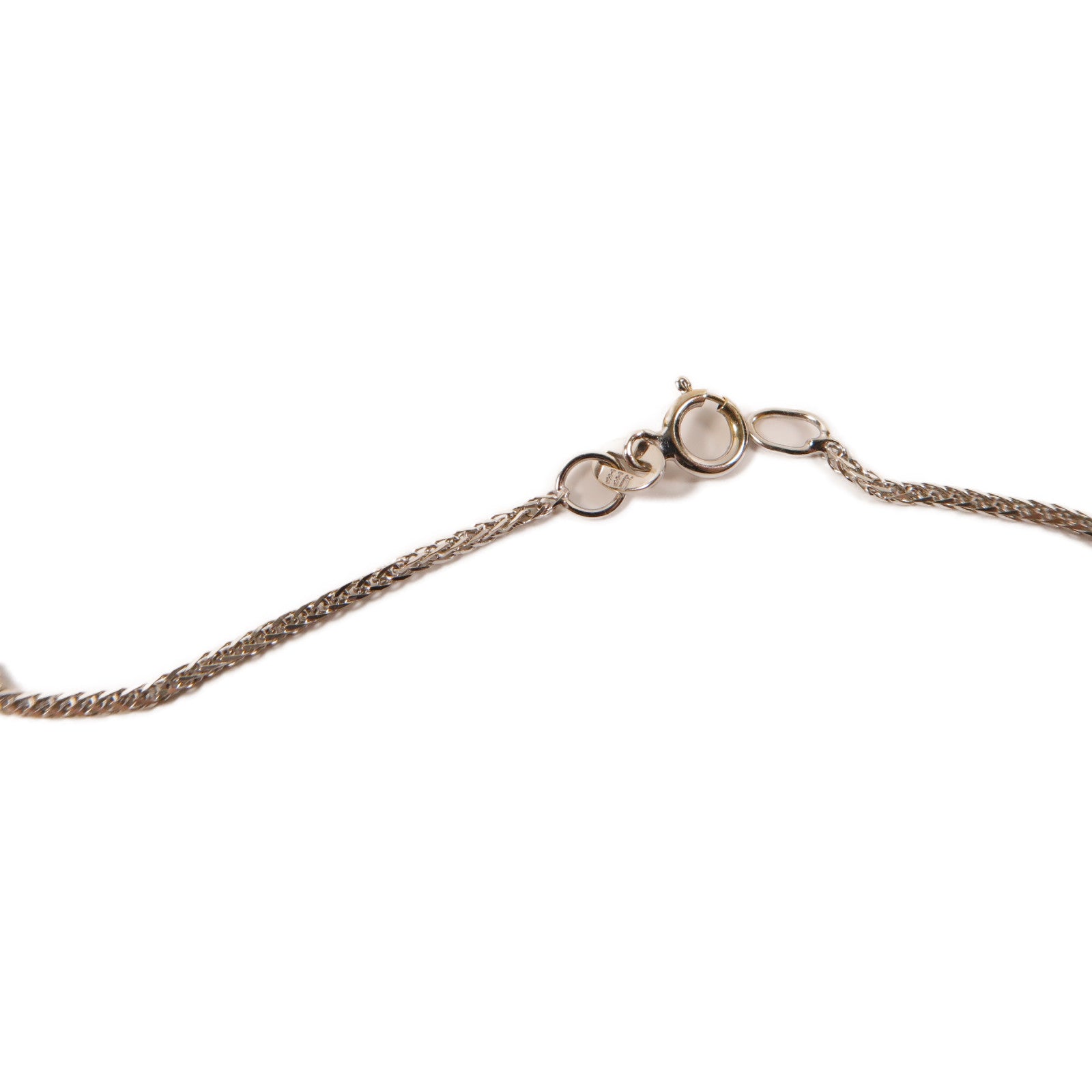 JEWELRY 18K白金Diamond Necklace 0.25ct鑽石項鍊銀色