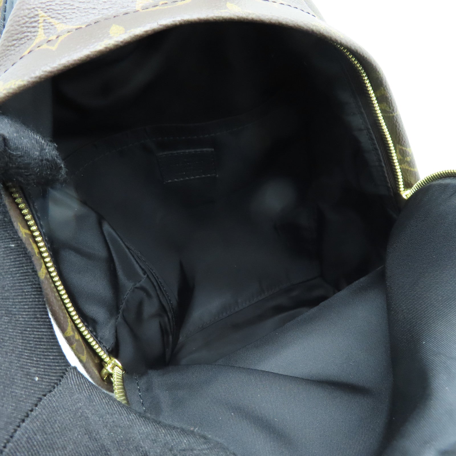 LOUIS VUITTON Monogram Palm Spring PM金扣背包啡色