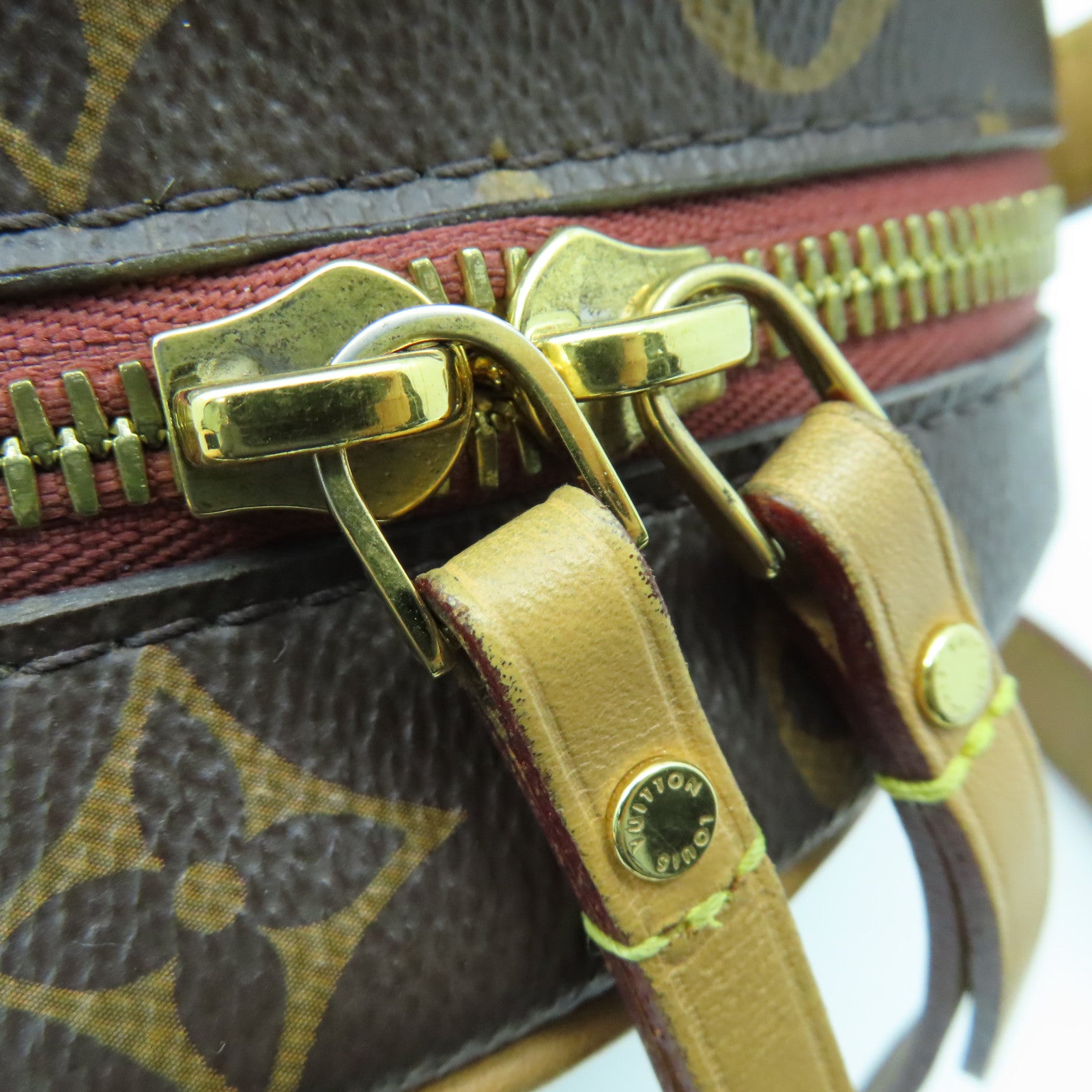 LOUIS VUITTON Monogram Boite Chapeau Souple PM Shoulder金扣肩背袋啡色