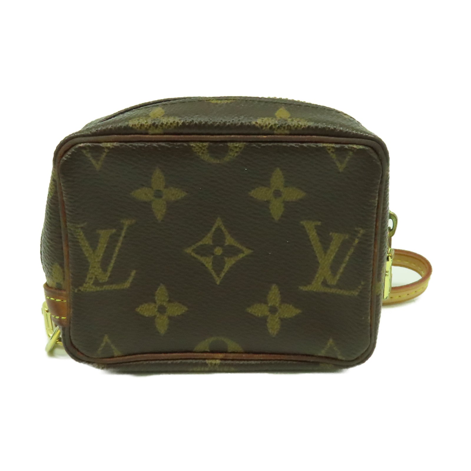 LOUIS VUITTON Monogram Trousse Wapity Pouch金扣手拿包啡色