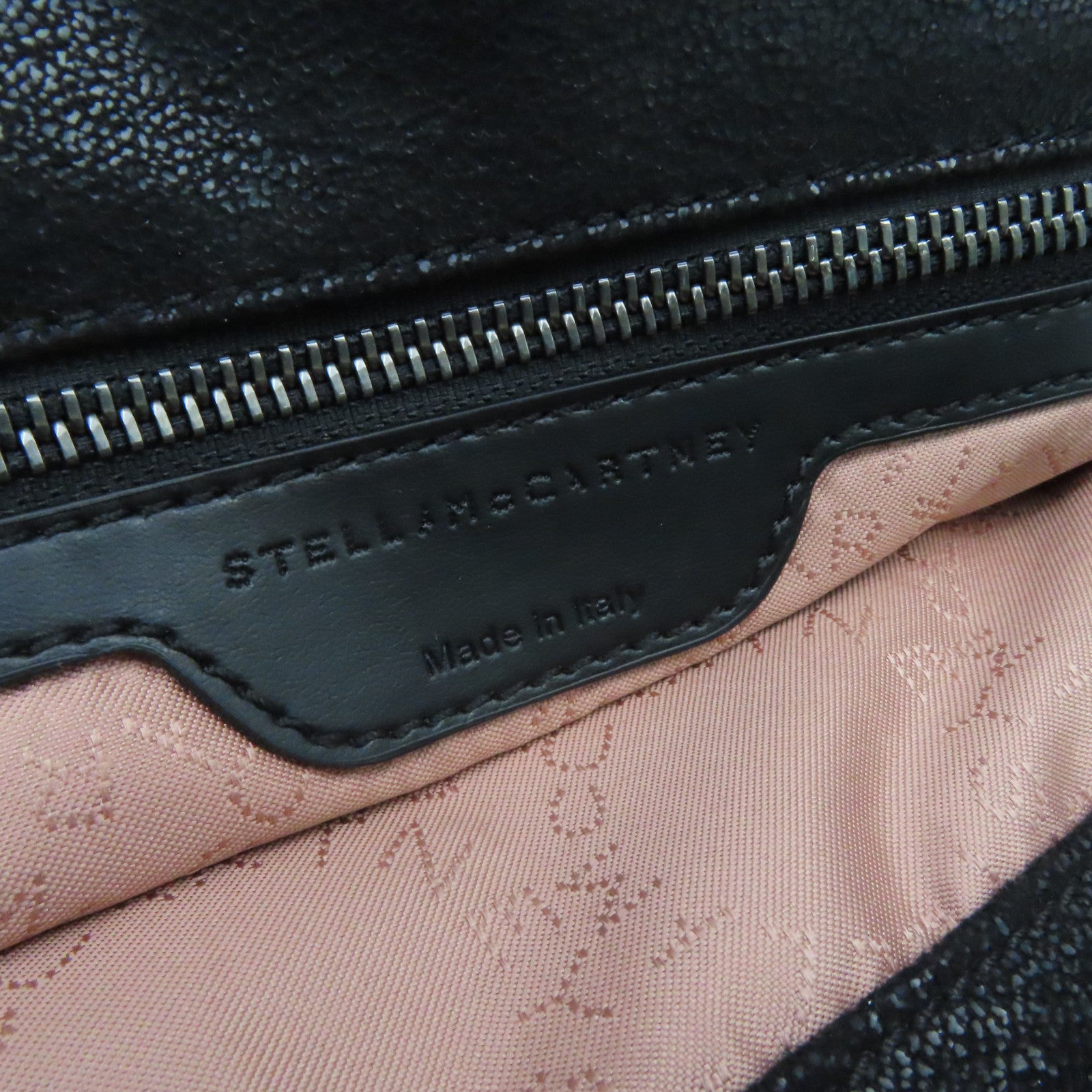 SELECTION 皮革Stella Mccartney Shoulder Bag银扣肩背袋黑色