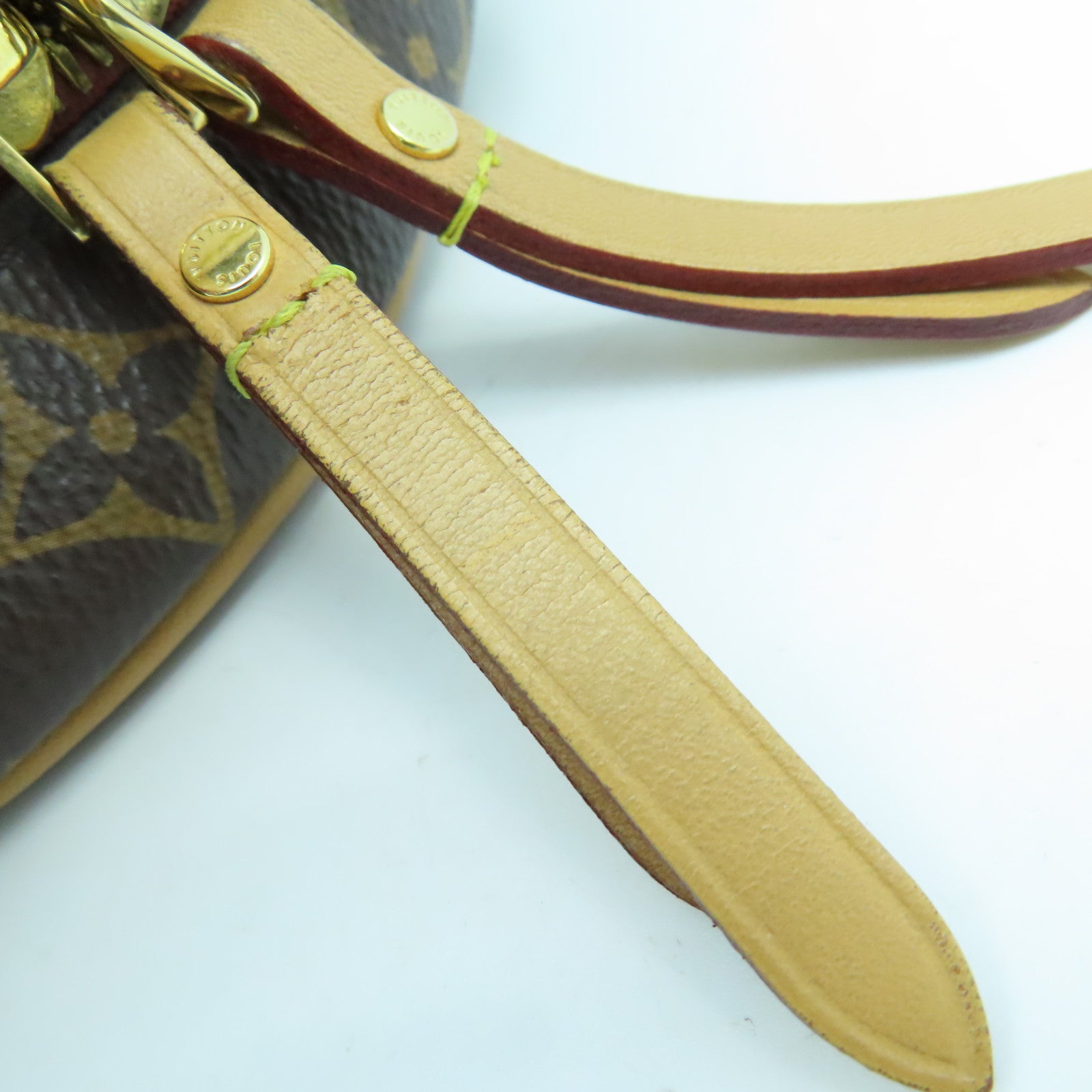 LOUIS VUITTON Monogram Boite Chapeau Souple PM Shoulder金扣肩背袋啡色