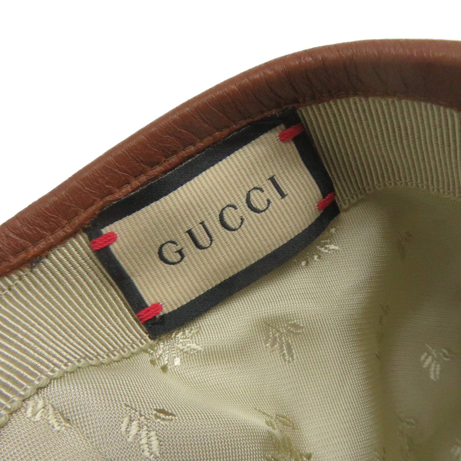 GUCCI 牛仔布GG Baseball Cap棒球帽藍色棕色