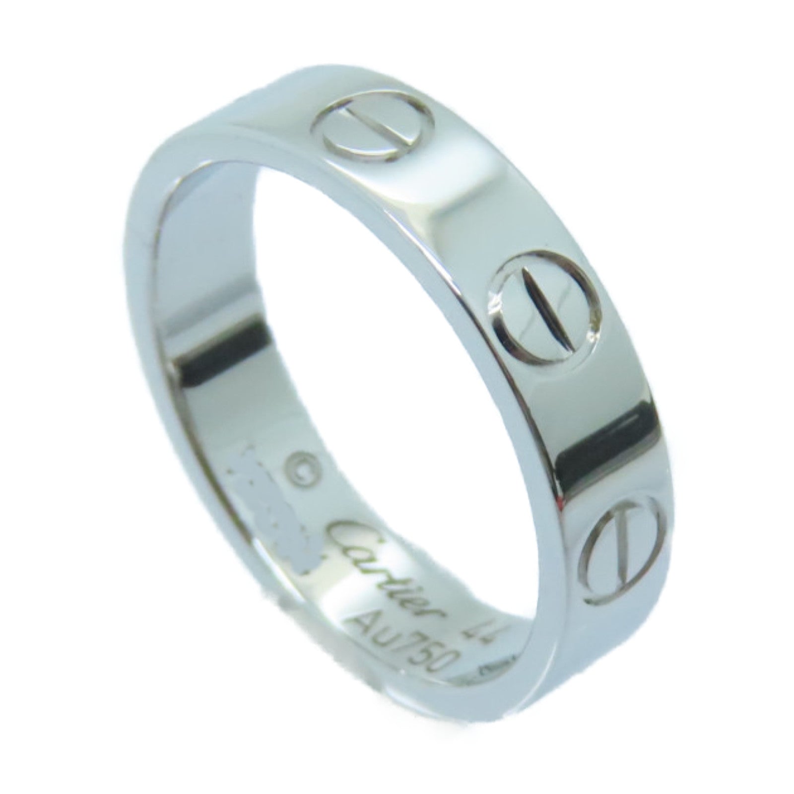 CARTIER 18K白金Love Ring戒指US#3/Cartier#44