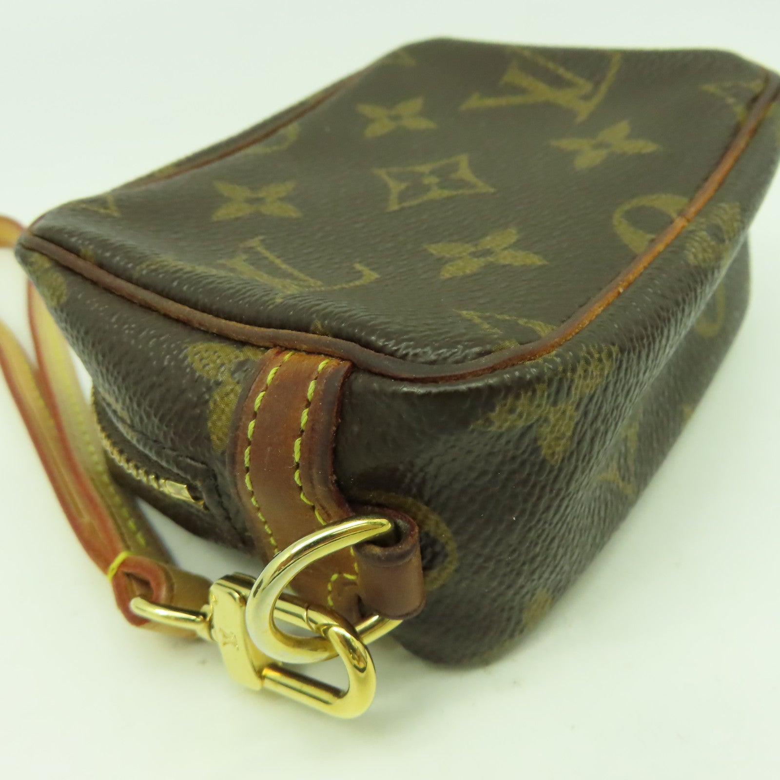 LOUIS VUITTON Monogram Trousse Wapity Pouch金扣手拿包啡色