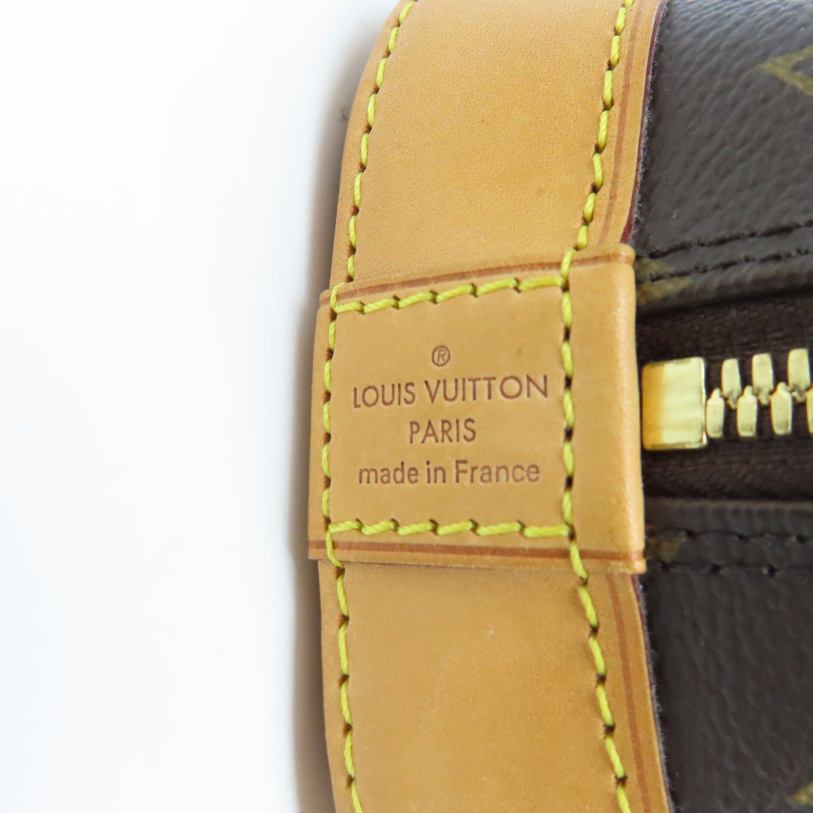 LOUIS VUITTON Monogram Alma BB金扣手挽肩背兩用袋啡色