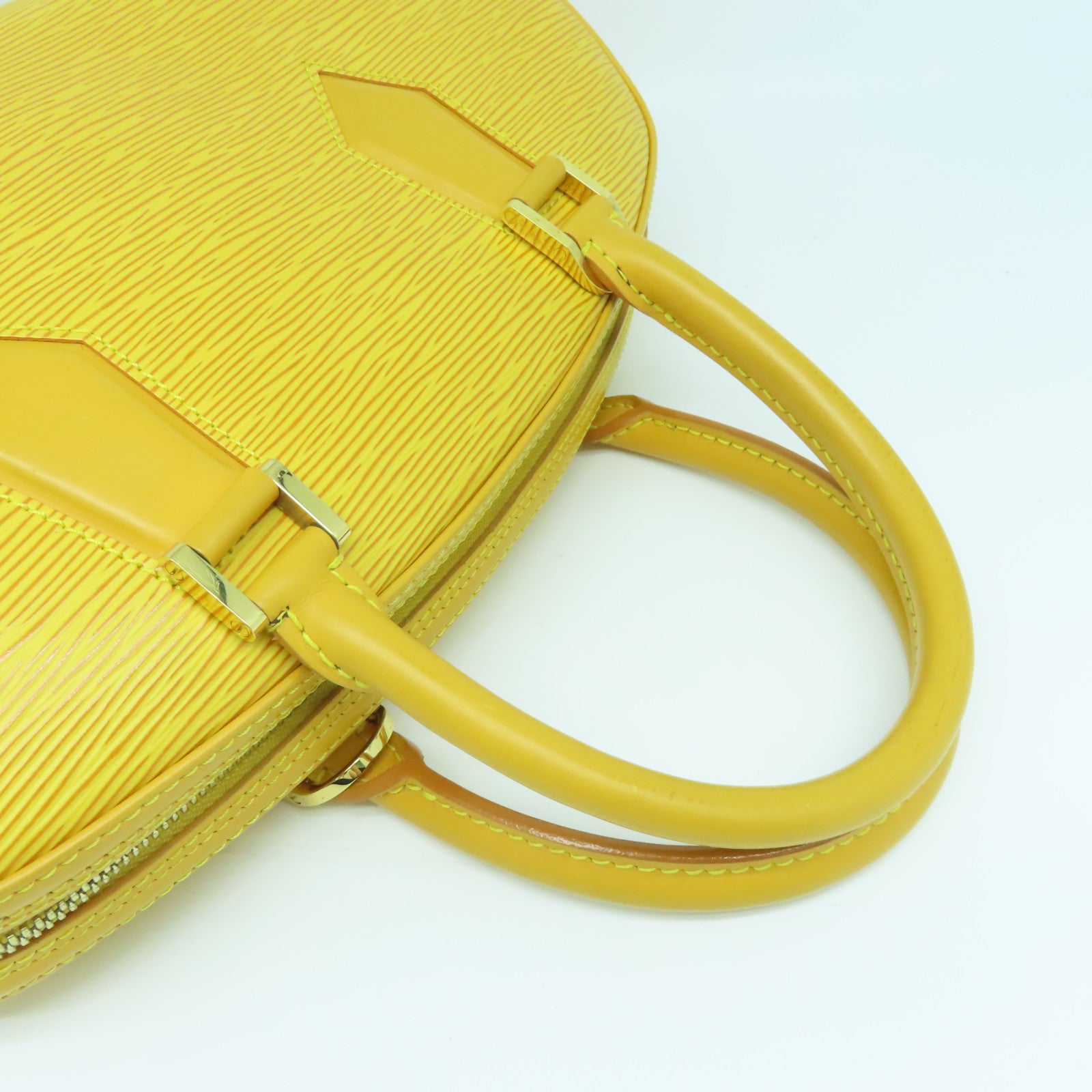 LOUIS VUITTON 【激減優惠】Epi Jasmin金扣手挽袋黃色