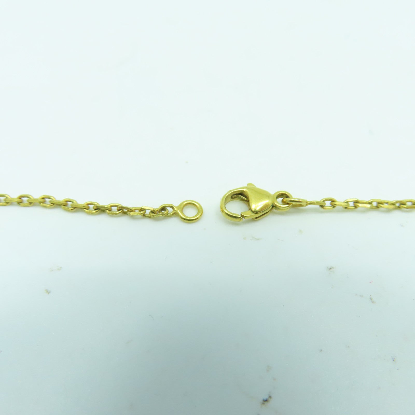 HERMES Swift皮革/金屬O'Kelly Necklace項鍊金色/啡色