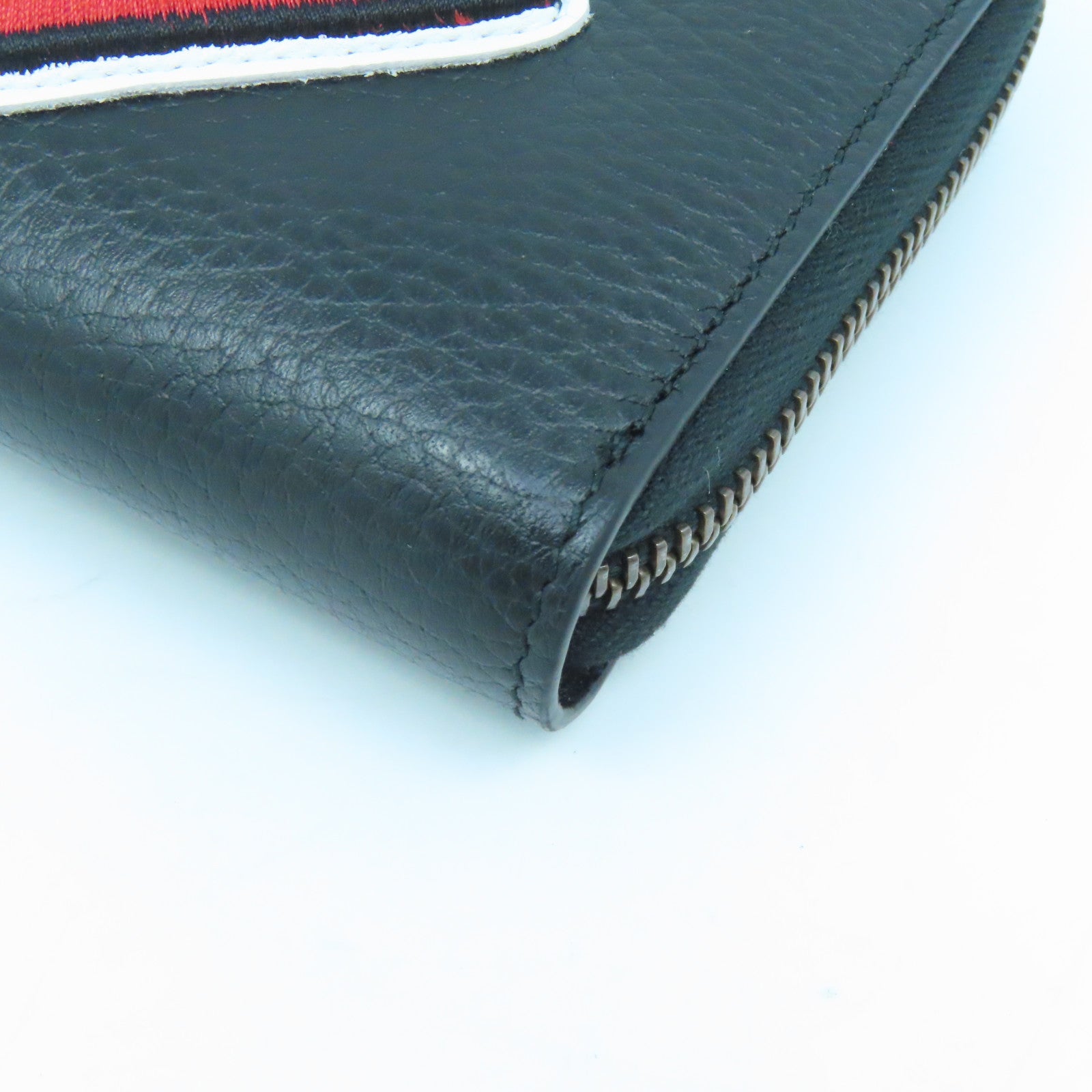 GUCCI 牛皮皮革Long Wallet金扣长钱包黑色