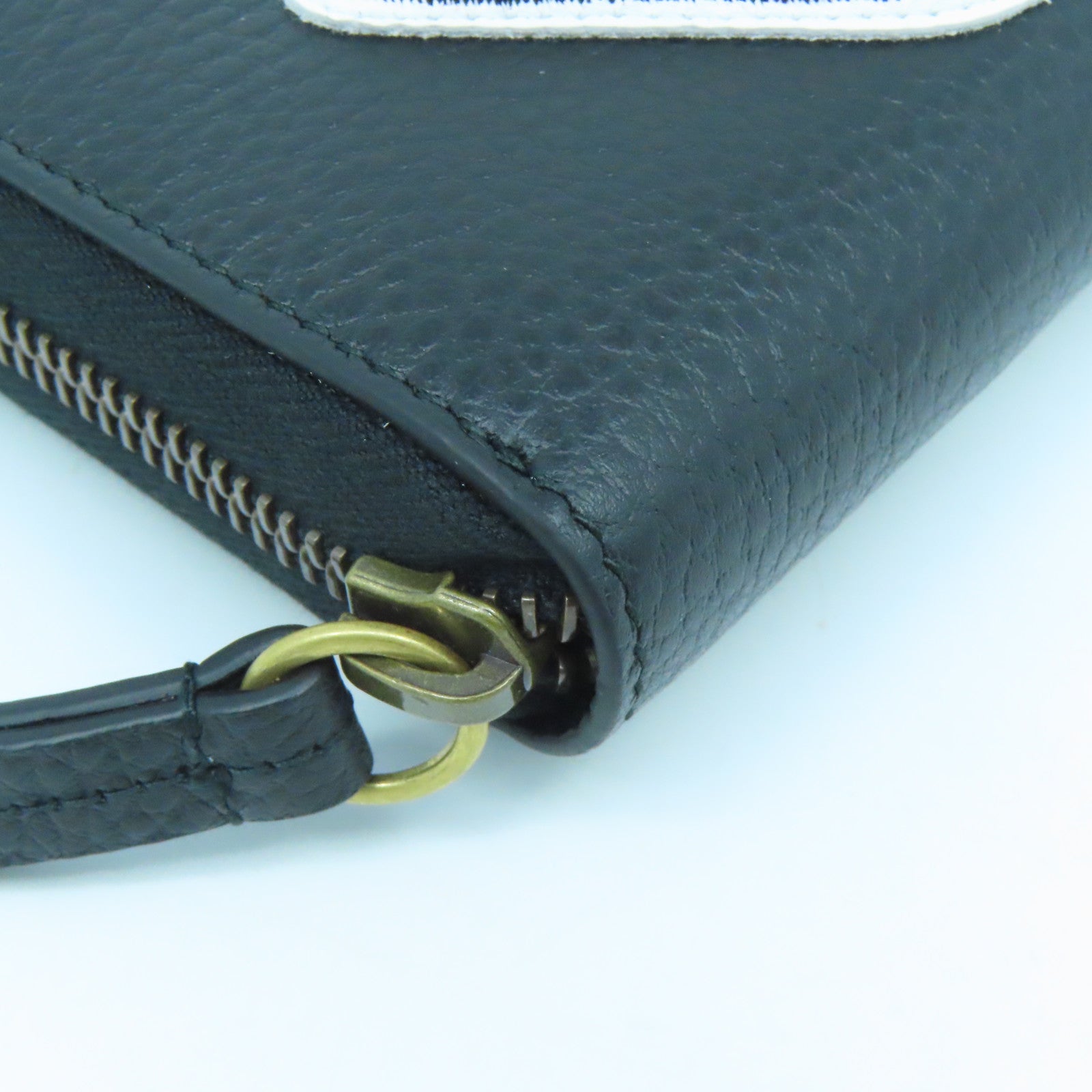 GUCCI 牛皮皮革Long Wallet金扣长钱包黑色