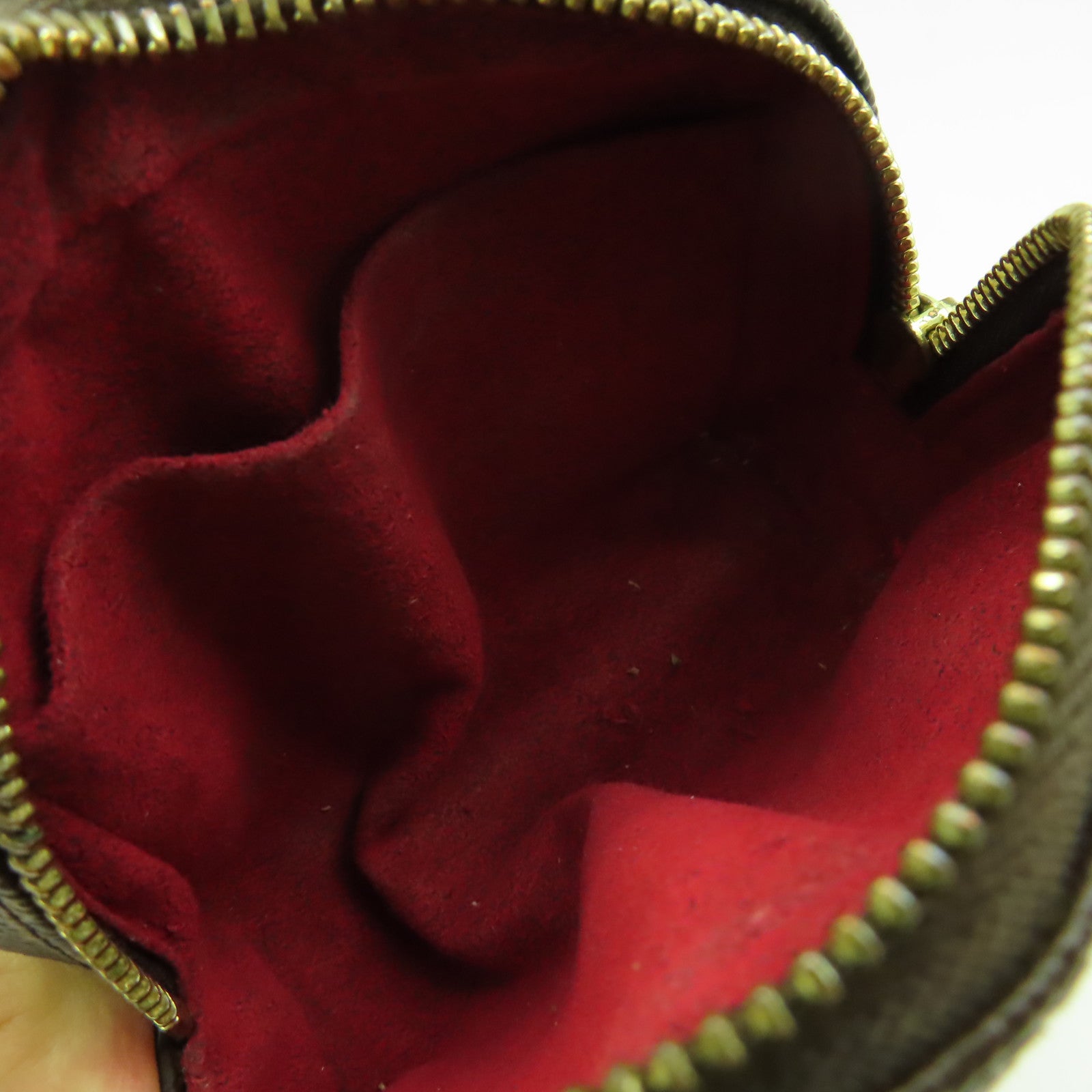 LOUIS VUITTON Monogram Trousse Wapity Pouch金扣手拿包啡色