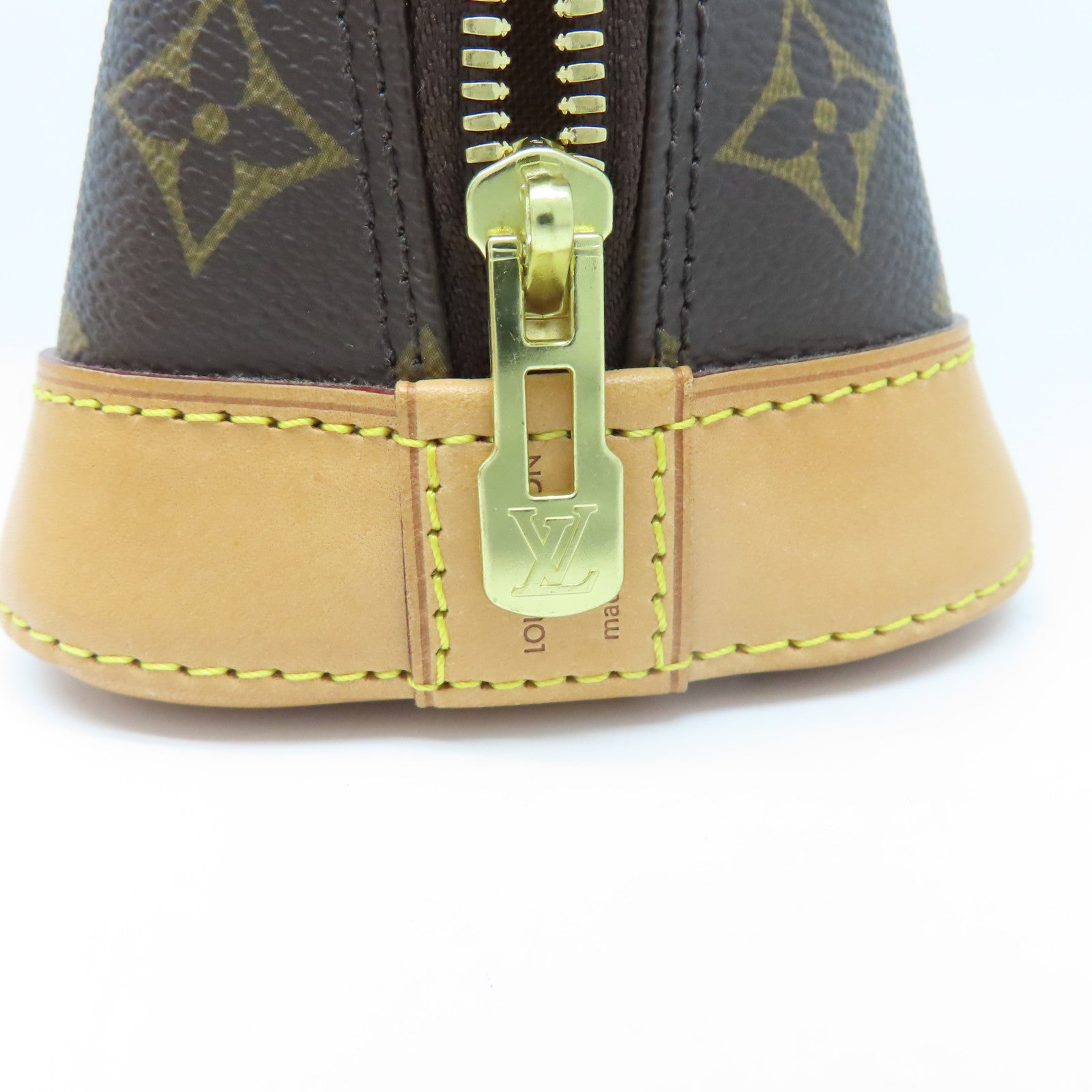 LOUIS VUITTON Monogram Alma BB金扣手挽肩背兩用袋啡色