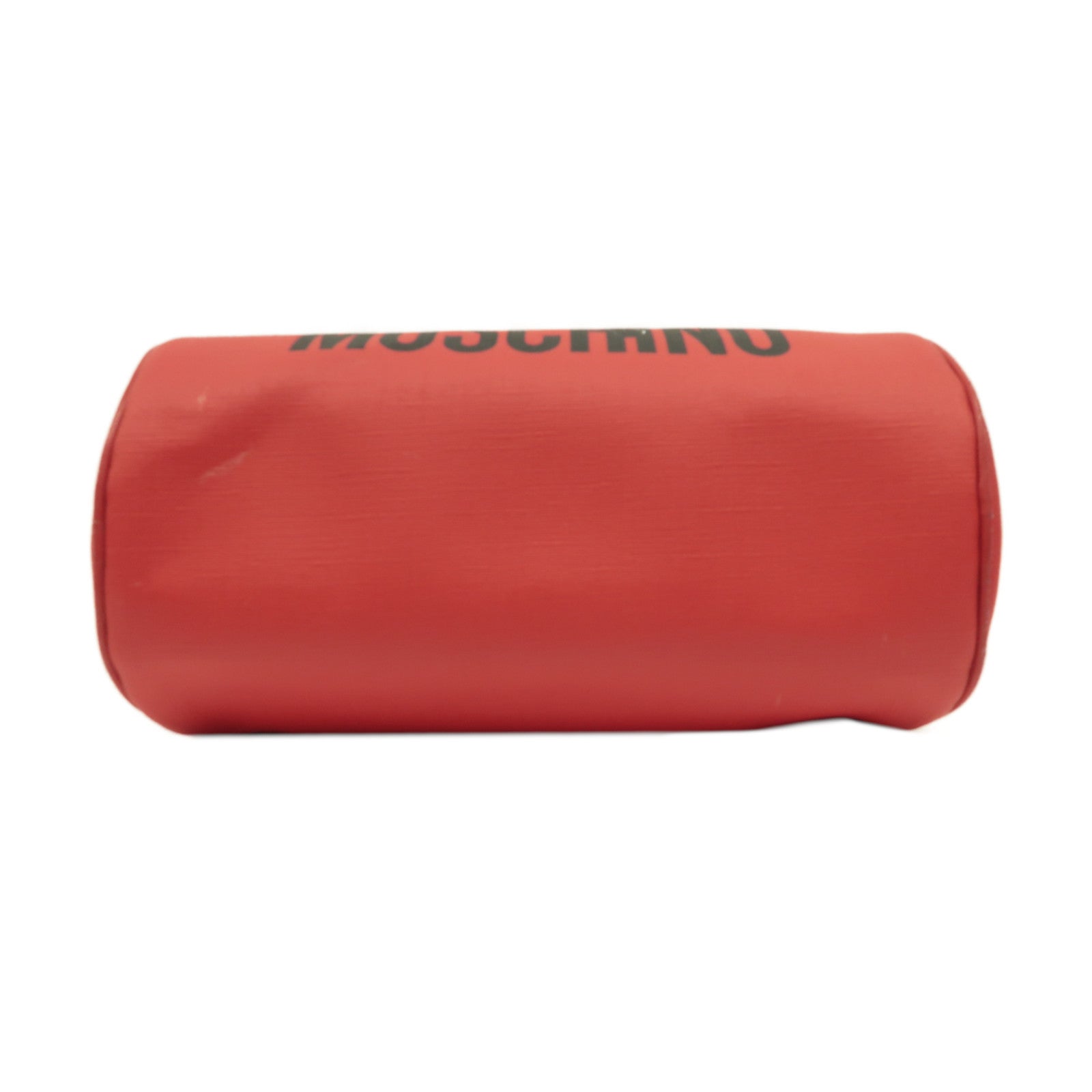 MOSCHINO 牛皮皮革Bugs Bunny Shoulder Bag金扣手挽肩背兩用袋紅色