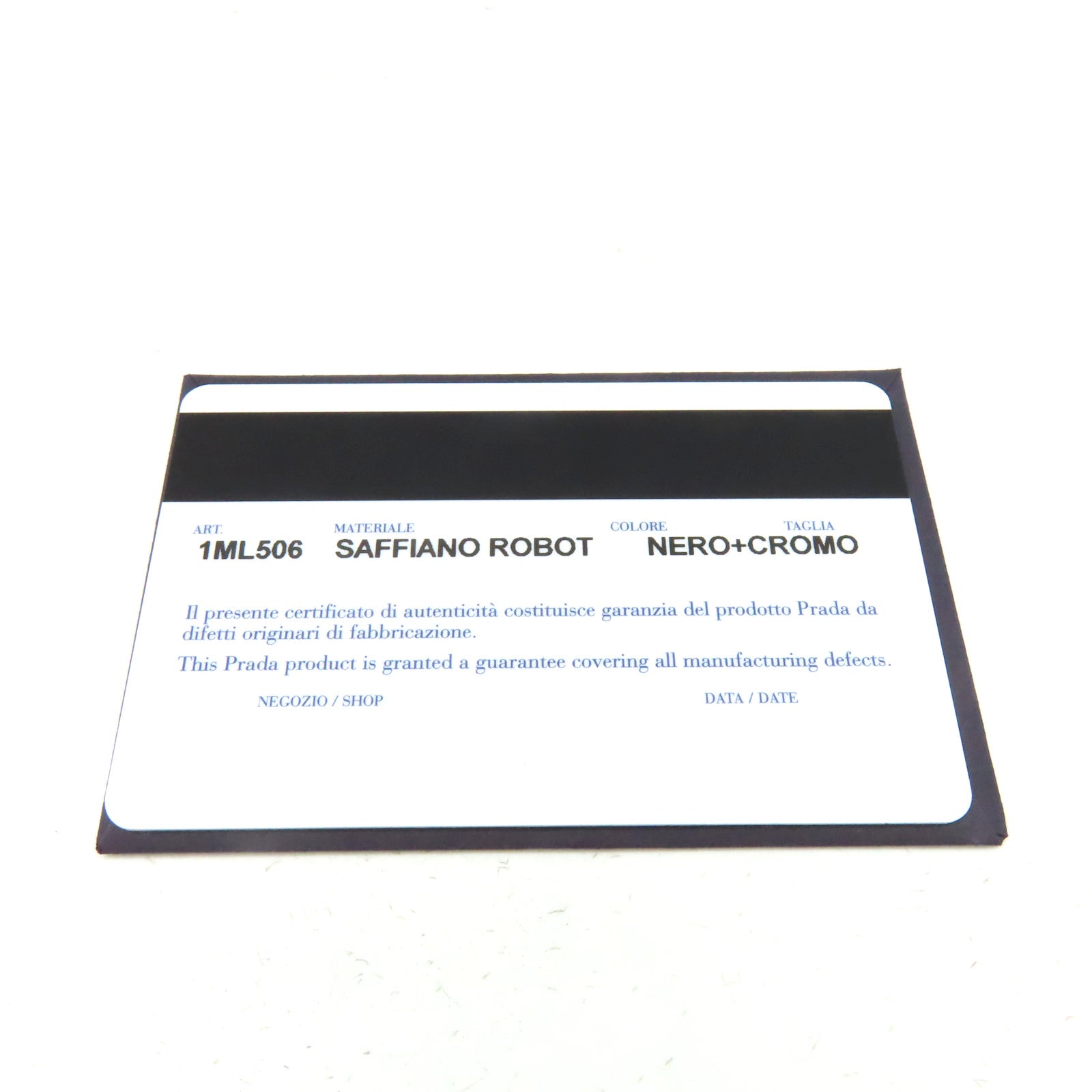 PRADA Saffiano皮革Robot Zipper Long Wallet銀扣長錢包黑色