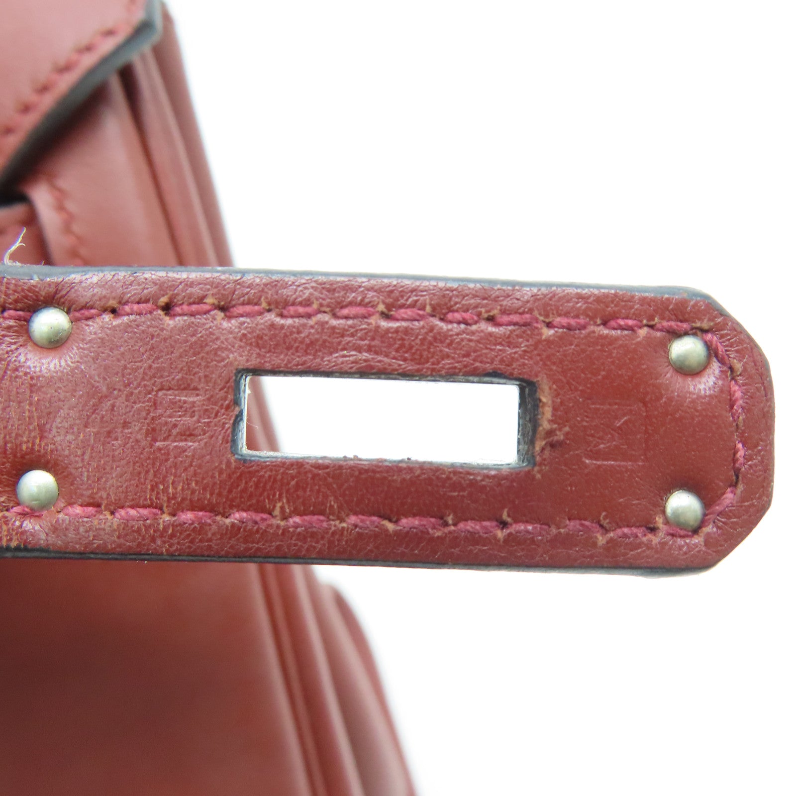 HERMES [Sharp Discount] Swift Leather Birkin 30 Silver Buckle Hand Bag Rough H/Brown