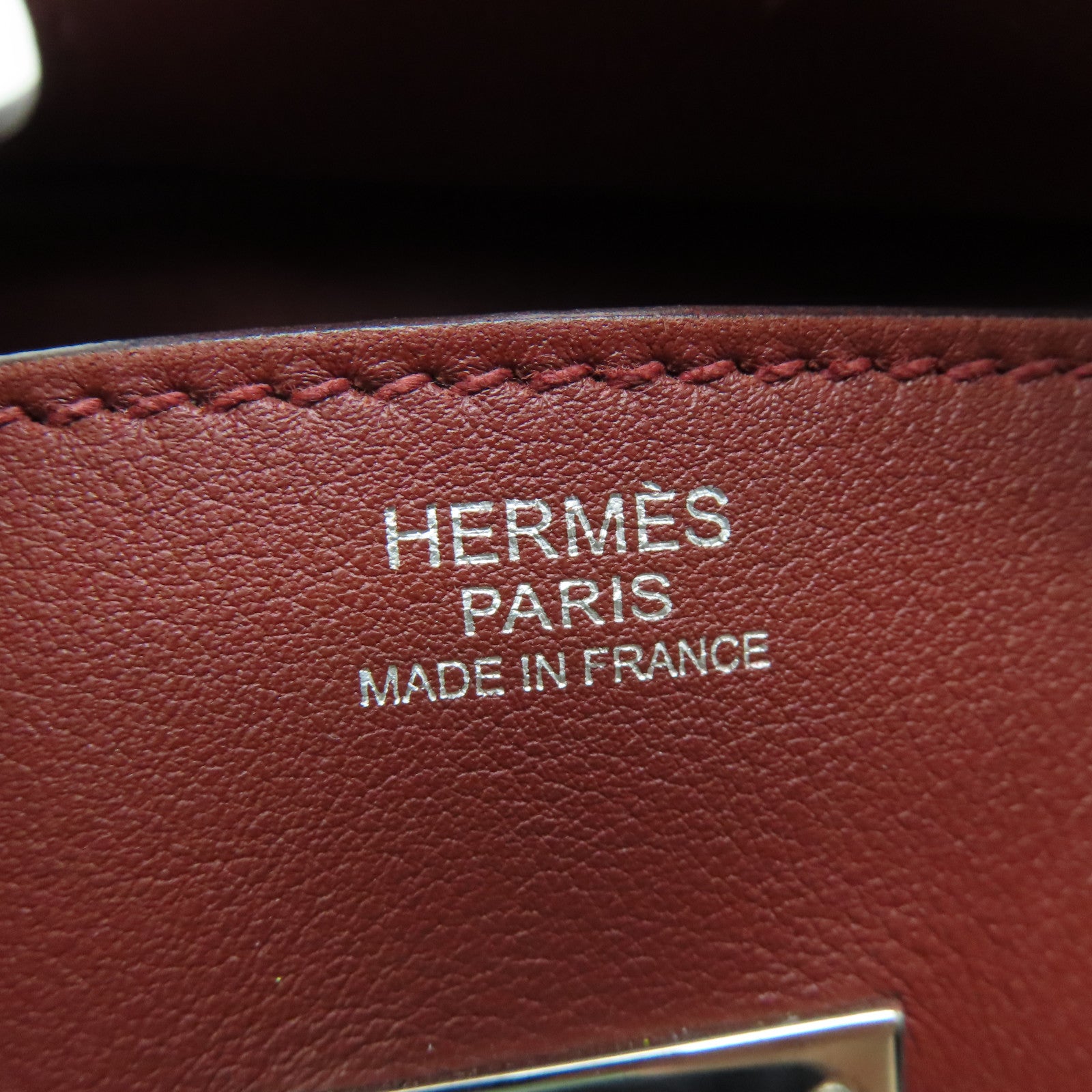 HERMES [Sharp Discount] Swift Leather Birkin 30 Silver Buckle Hand Bag Rough H/Brown