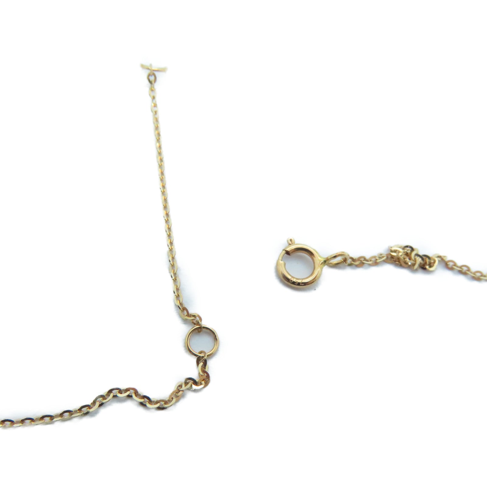 JEWELRY [Sharp Discount] 18K Rose Gold Diamond Necklace 0.01ct Diamond Necklace