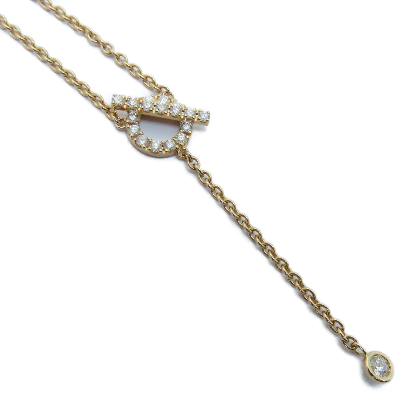 HERMES 【激减优惠】18K玫瑰金Diamond Necklace 0.55ct钻石项链
