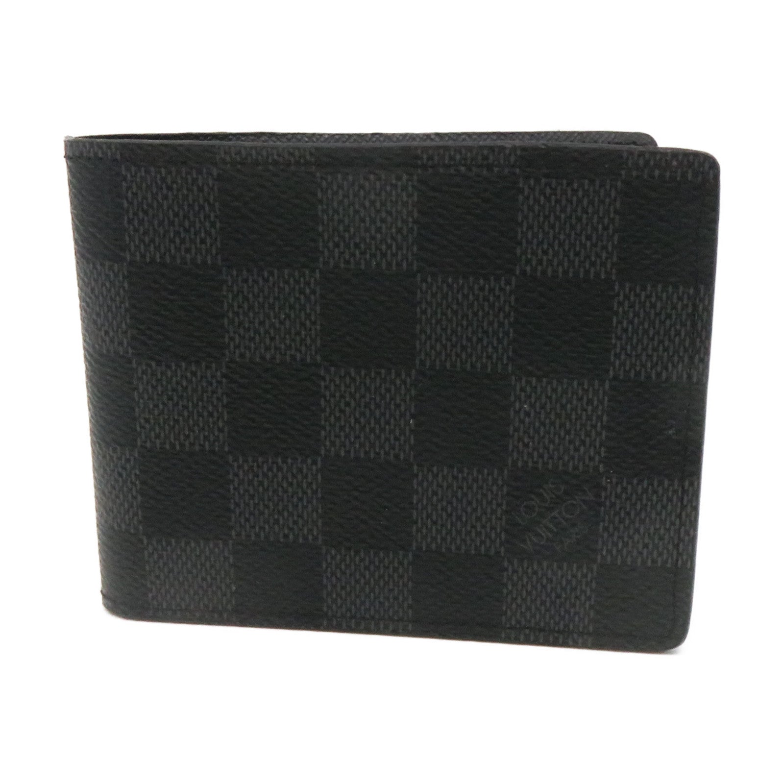 LOUIS VUITTON Damier Slender Wallet短錢包黑色