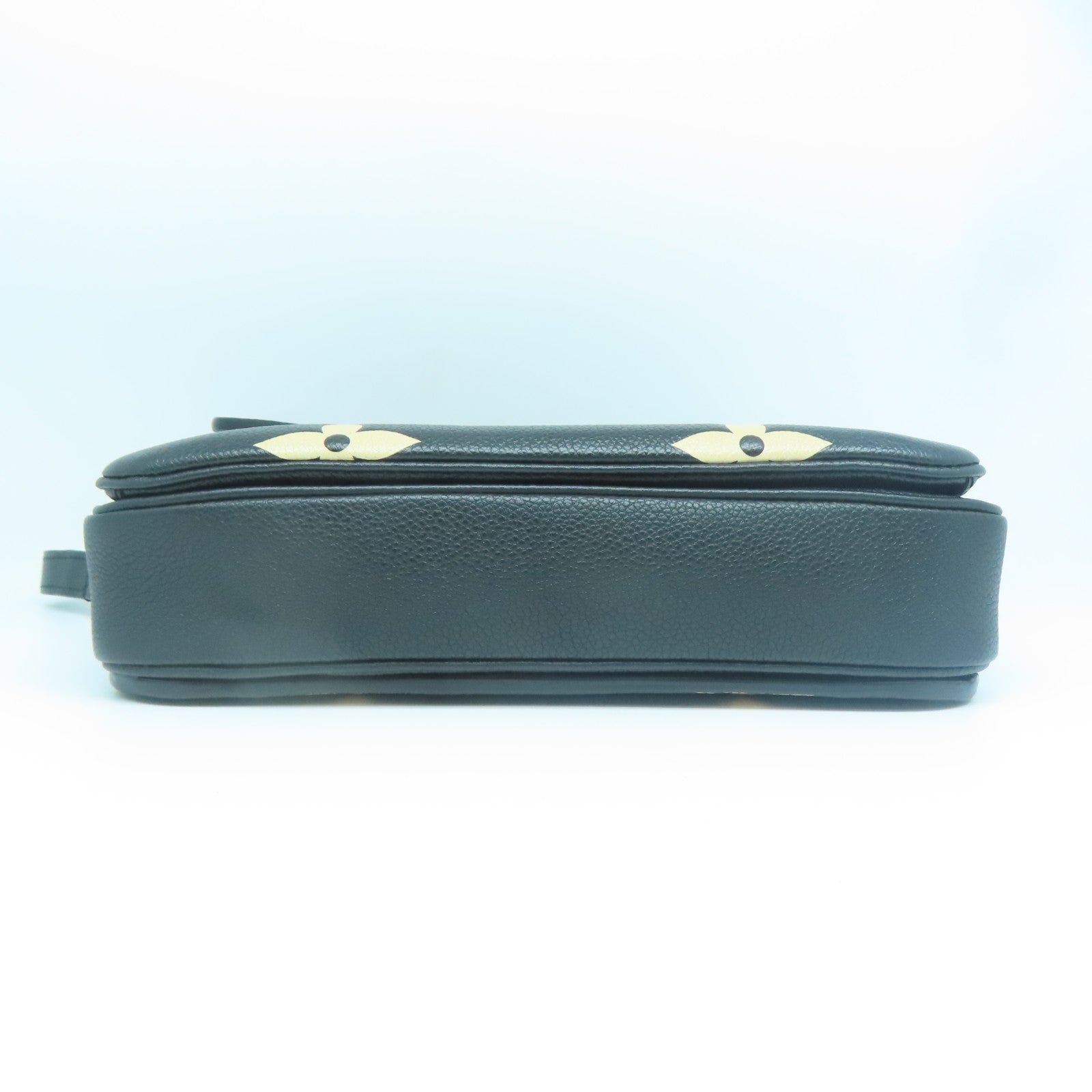LOUIS VUITTON Monogram Empreinte Pochette Metis金扣手挽肩背兩用袋黑色