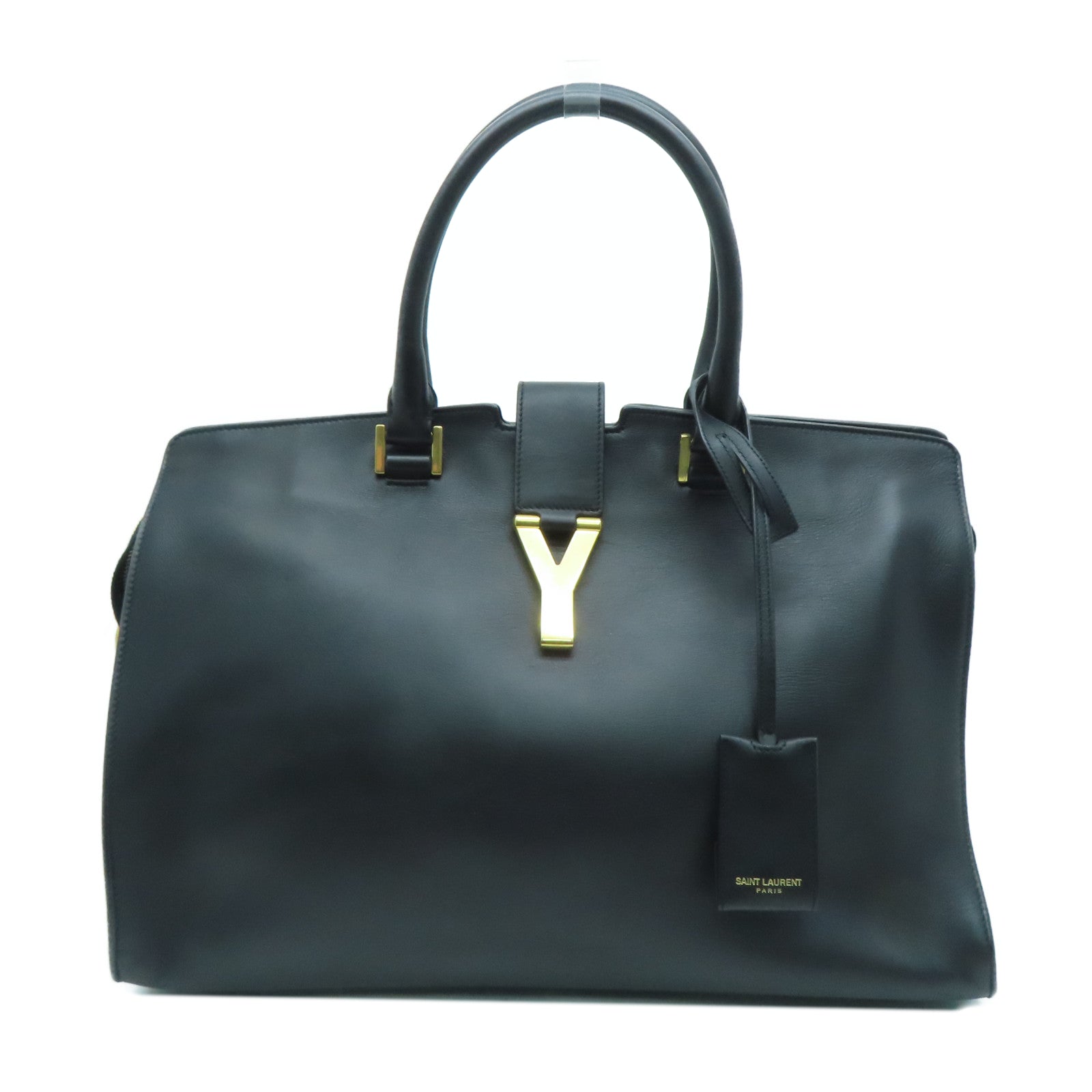 SAINT LAURENT 【激減優惠】牛皮皮革Hand Bag手挽袋黑色