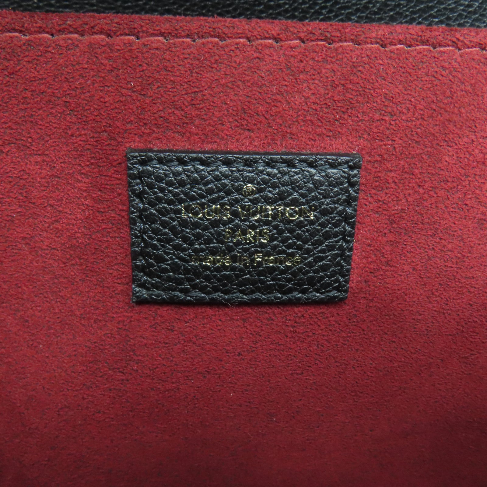 LOUIS VUITTON Monogram Empreinte Pochette Metis金扣手挽肩背兩用袋黑色