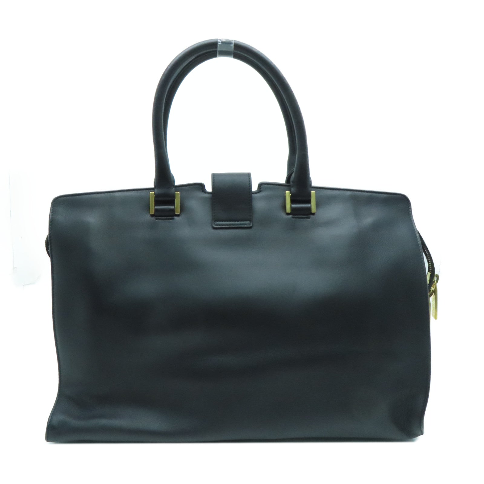 SAINT LAURENT 【激減優惠】牛皮皮革Hand Bag手挽袋黑色