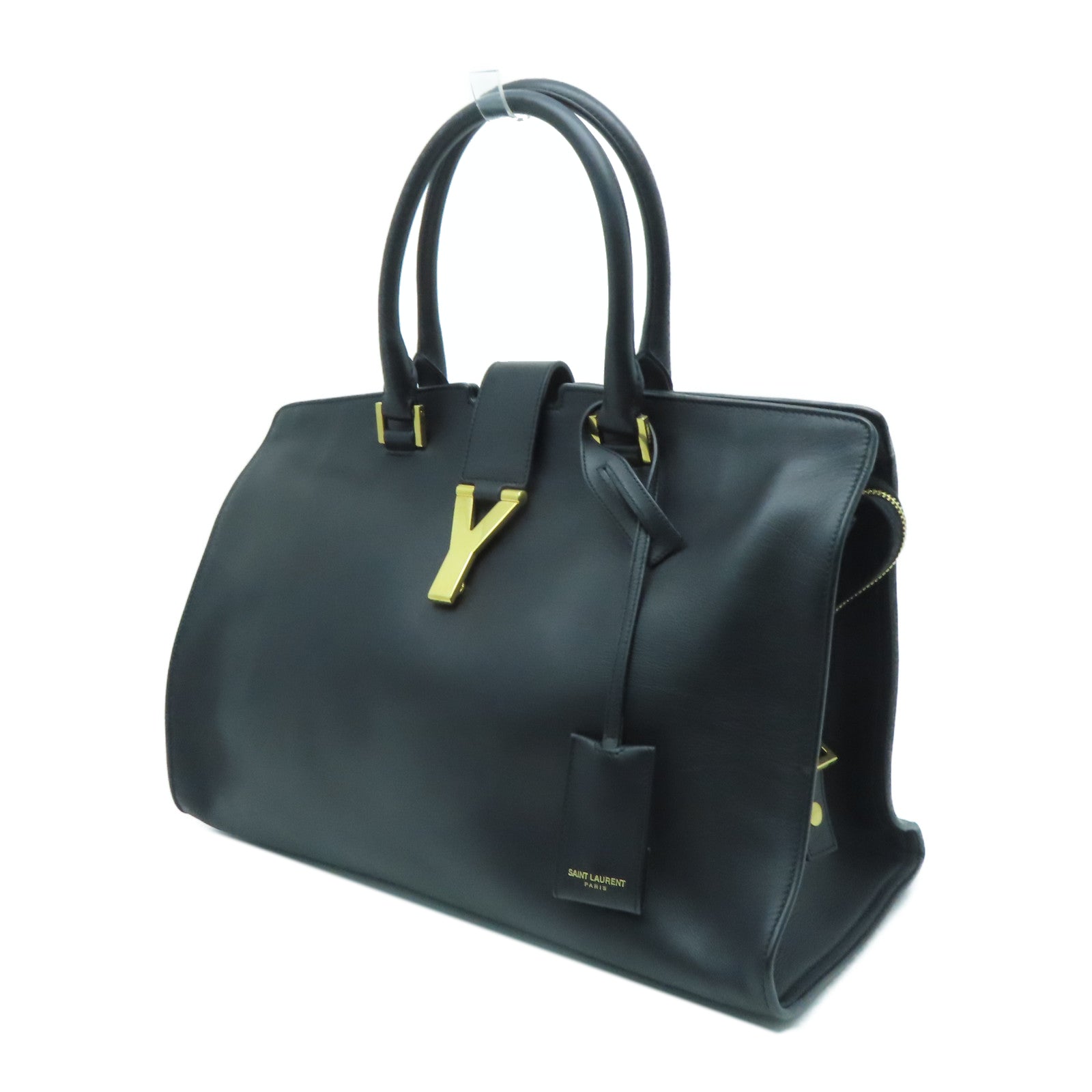 SAINT LAURENT 【激減優惠】牛皮皮革Hand Bag手挽袋黑色