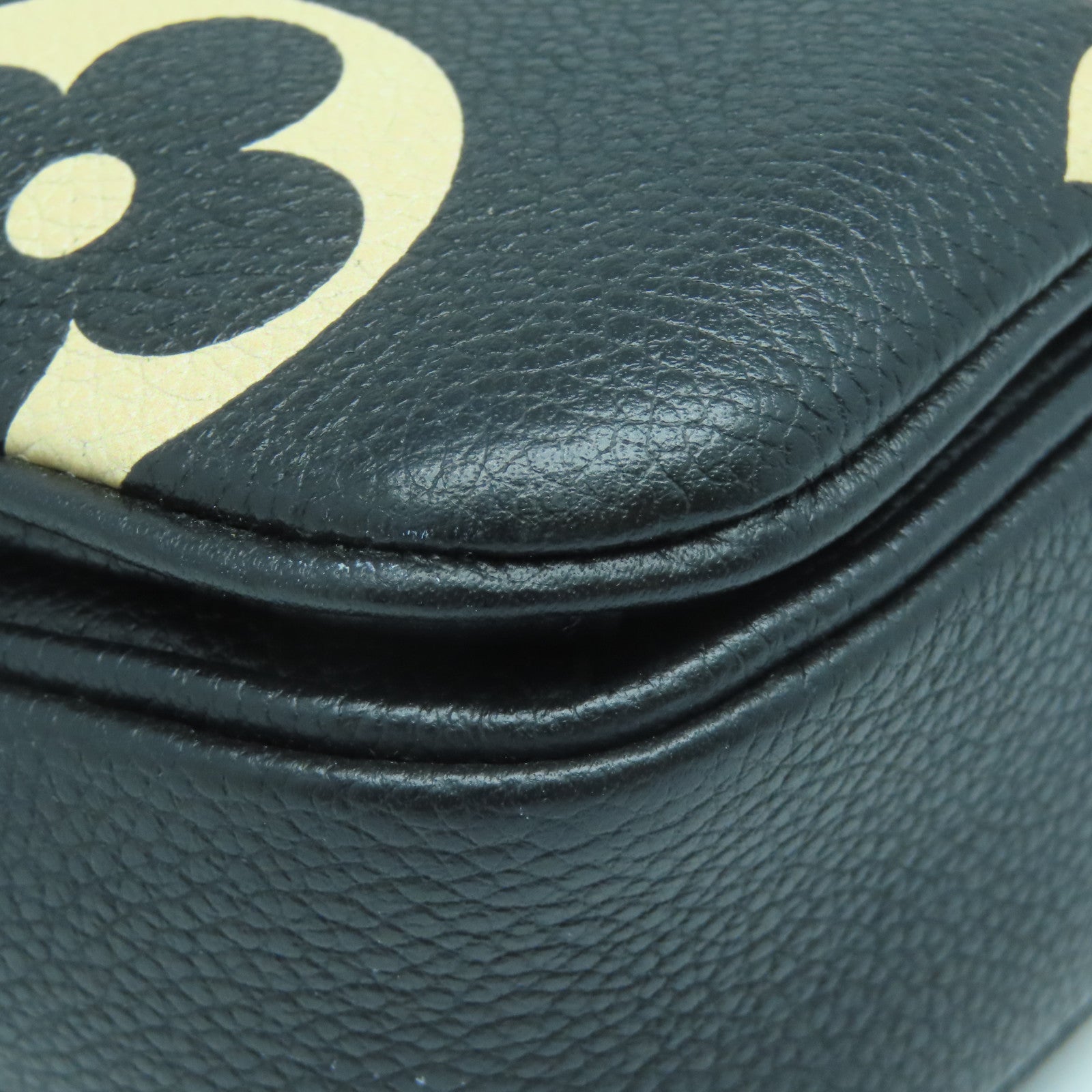 LOUIS VUITTON Monogram Empreinte Pochette Metis金扣手挽肩背兩用袋黑色