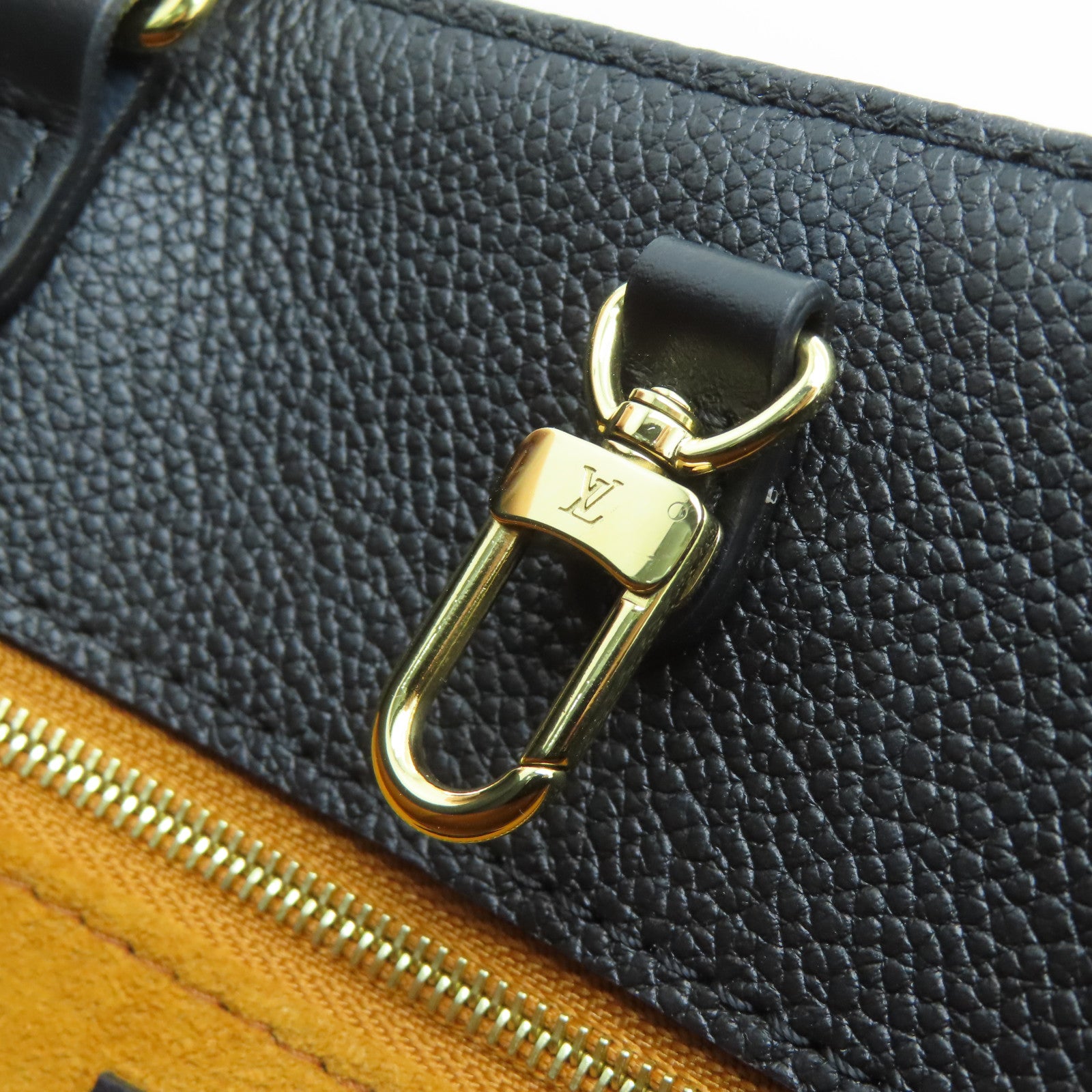 LOUIS VUITTON Monogram Empreinte OnTheGo MM金扣手挽肩背两用袋黑色