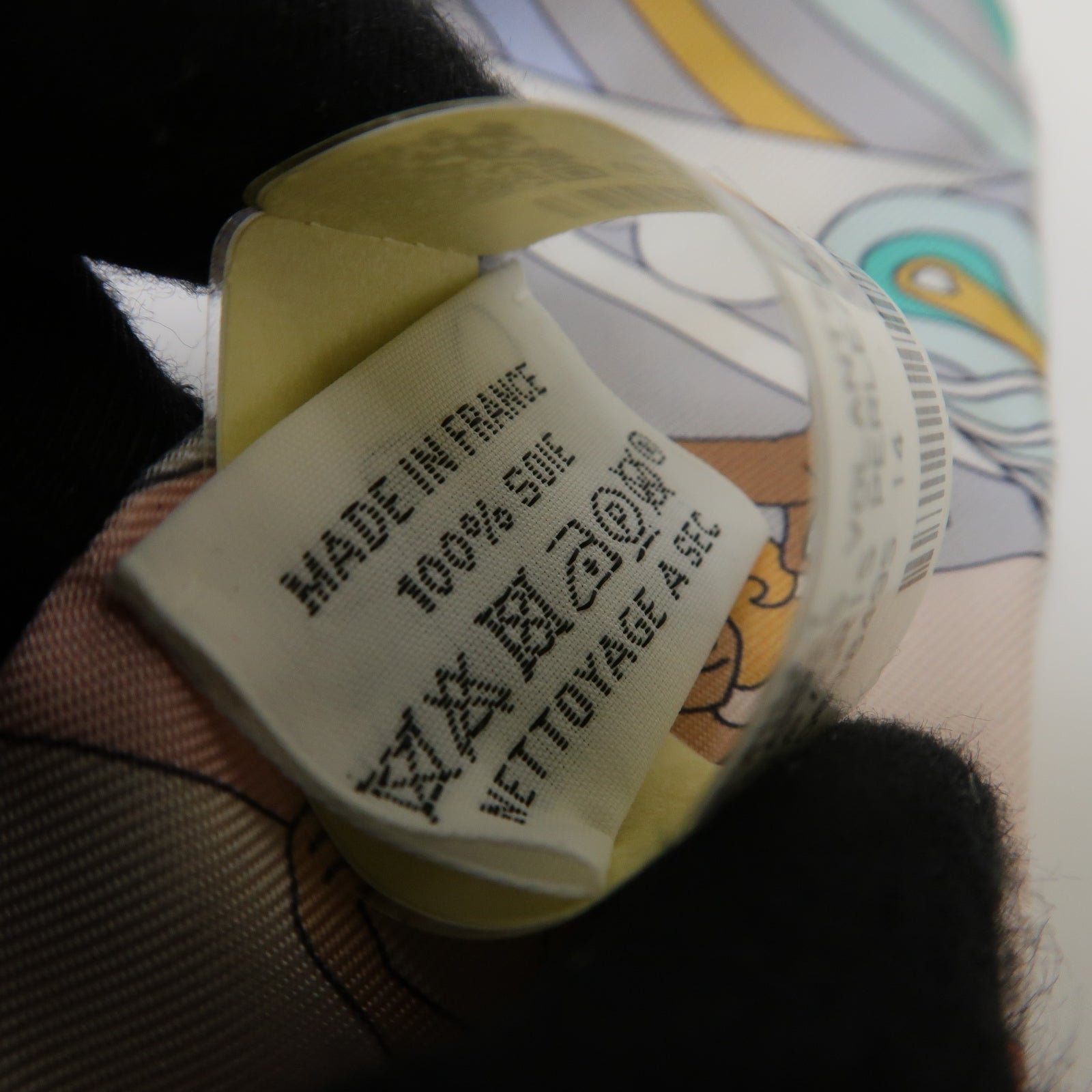 HERMES 絲質Twilly絲巾灰色/粉紅色/彩色
