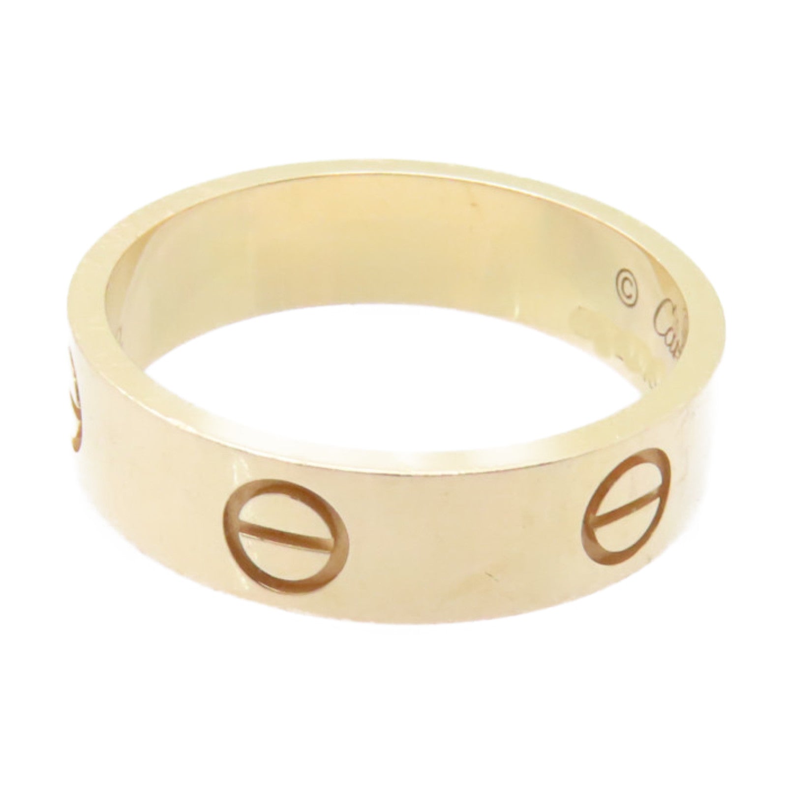CARTIER 18K玫瑰金Love Ring戒指#US 8.75/Cartier#59