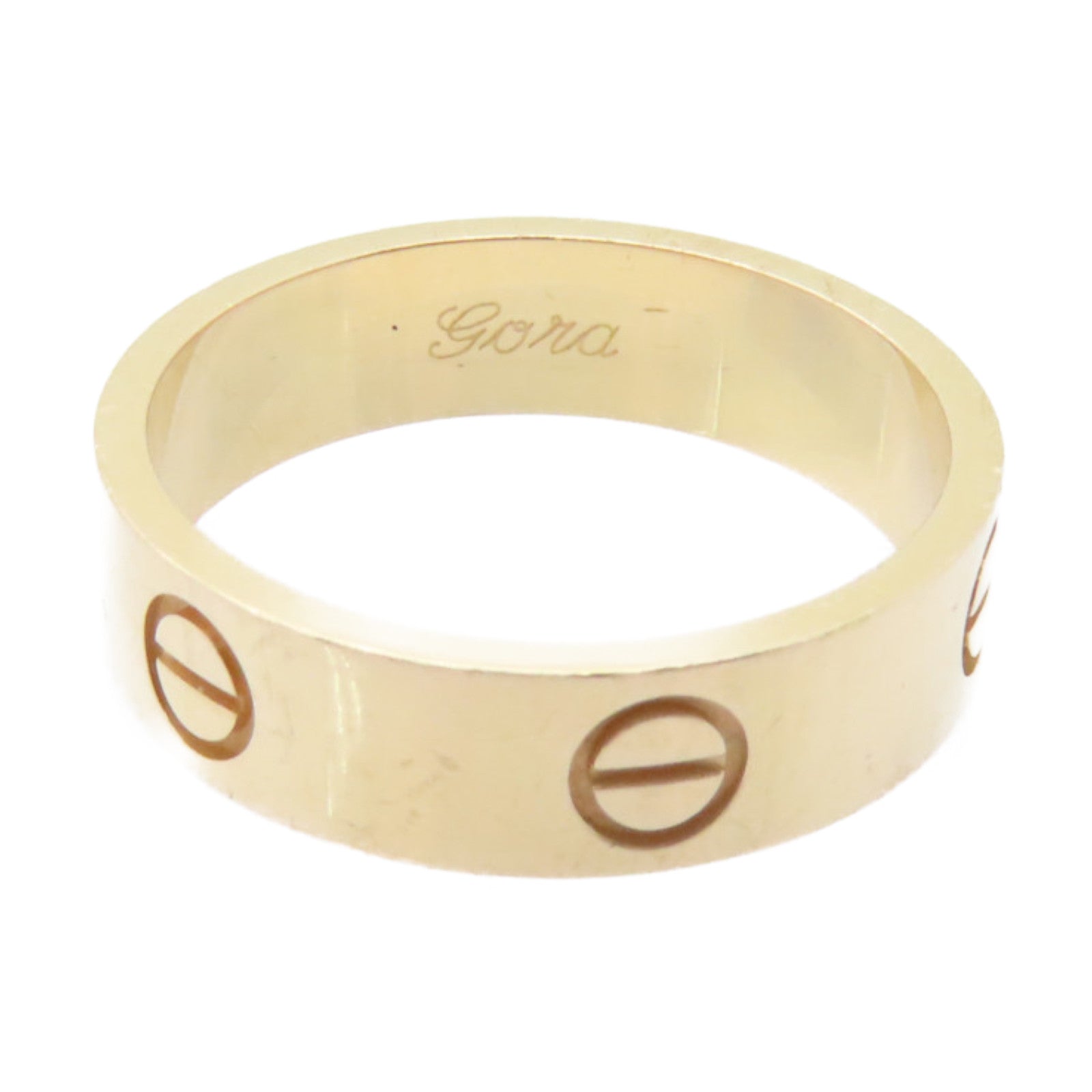 CARTIER 18K玫瑰金Love Ring戒指#US 8.75/Cartier#59