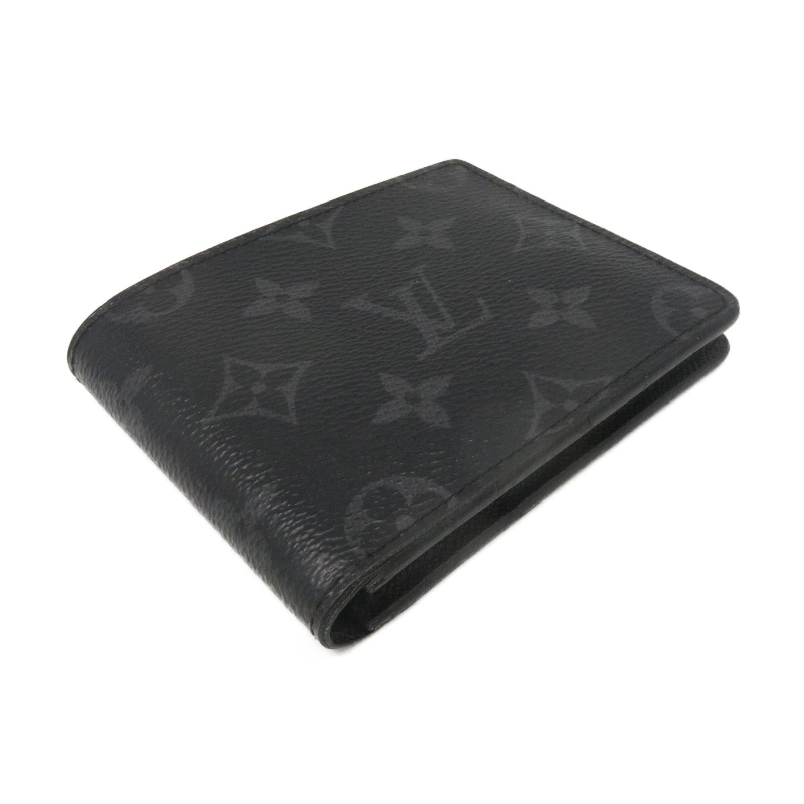 LOUIS VUITTON Monogram Multiple Wallet短錢包黑色