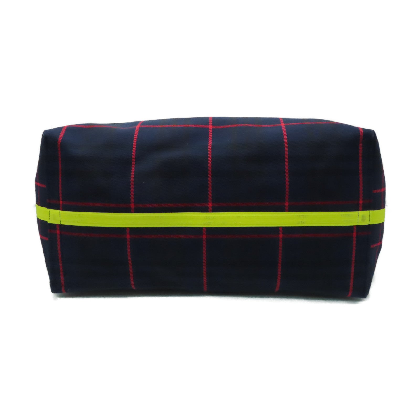 BURBERRY 帆布/皮革Tote Bag手挽袋深藍色/黃色/紅色