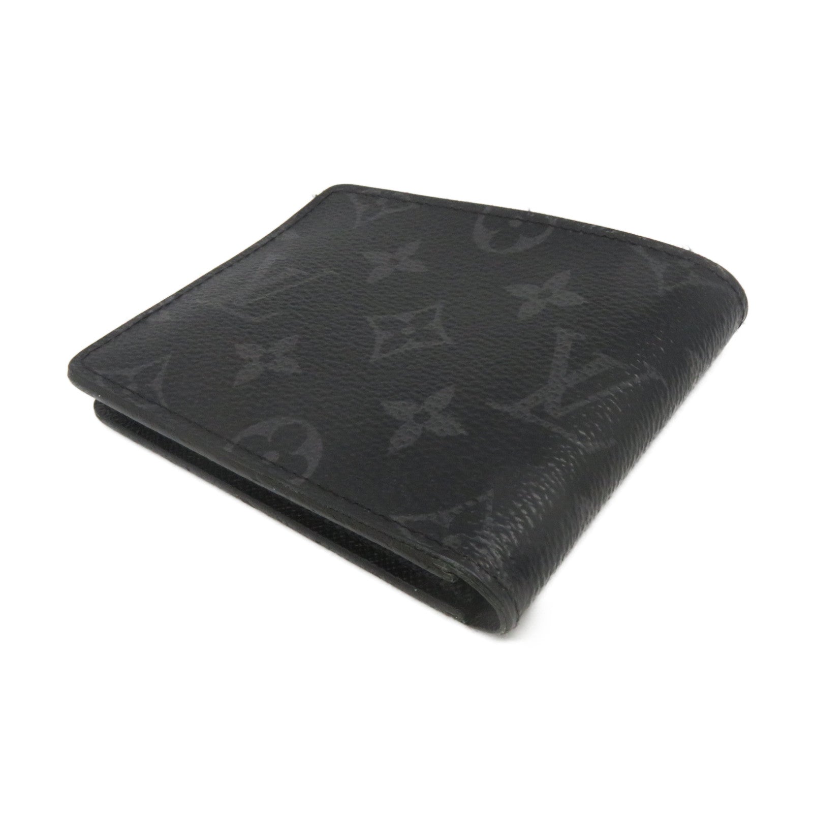 LOUIS VUITTON Monogram Multiple Wallet短錢包黑色