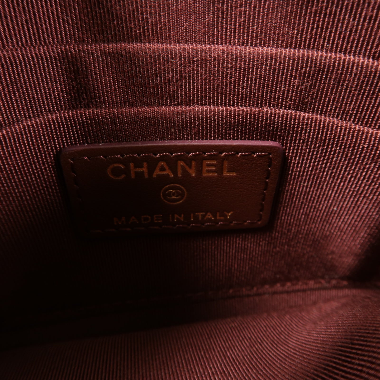 CHANEL 菱格羊皮皮革Long Wallet銀扣長錢包黑色