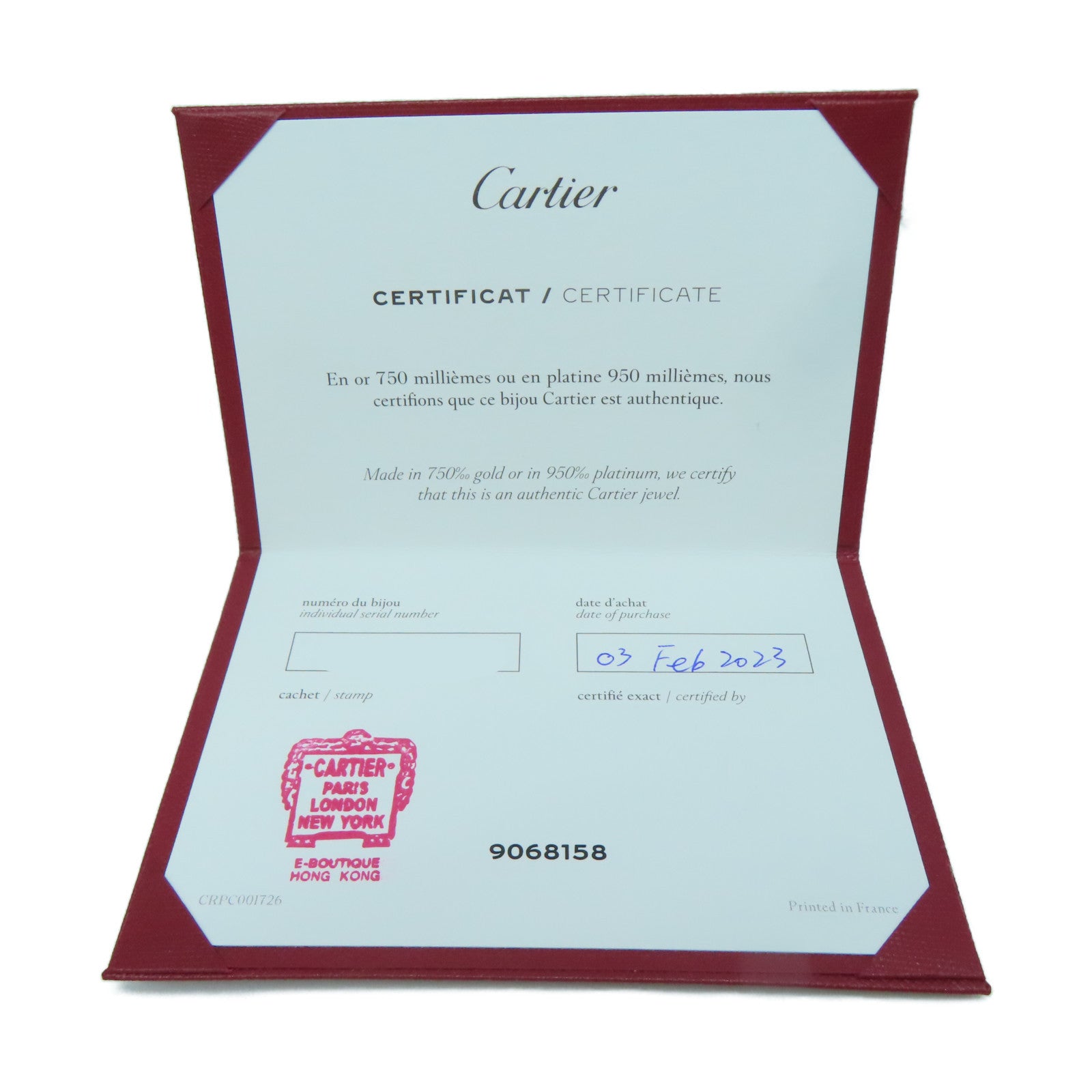 CARTIER 18K黃金Love Bracelet 2 diamonds手鏈金色 #16.25cm