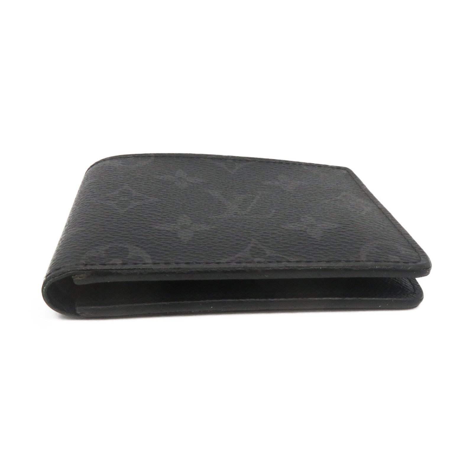 LOUIS VUITTON Monogram Multiple Wallet短錢包黑色