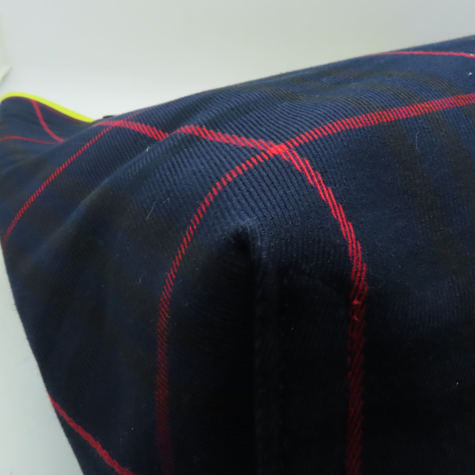 BURBERRY 帆布/皮革Tote Bag手挽袋深藍色/黃色/紅色