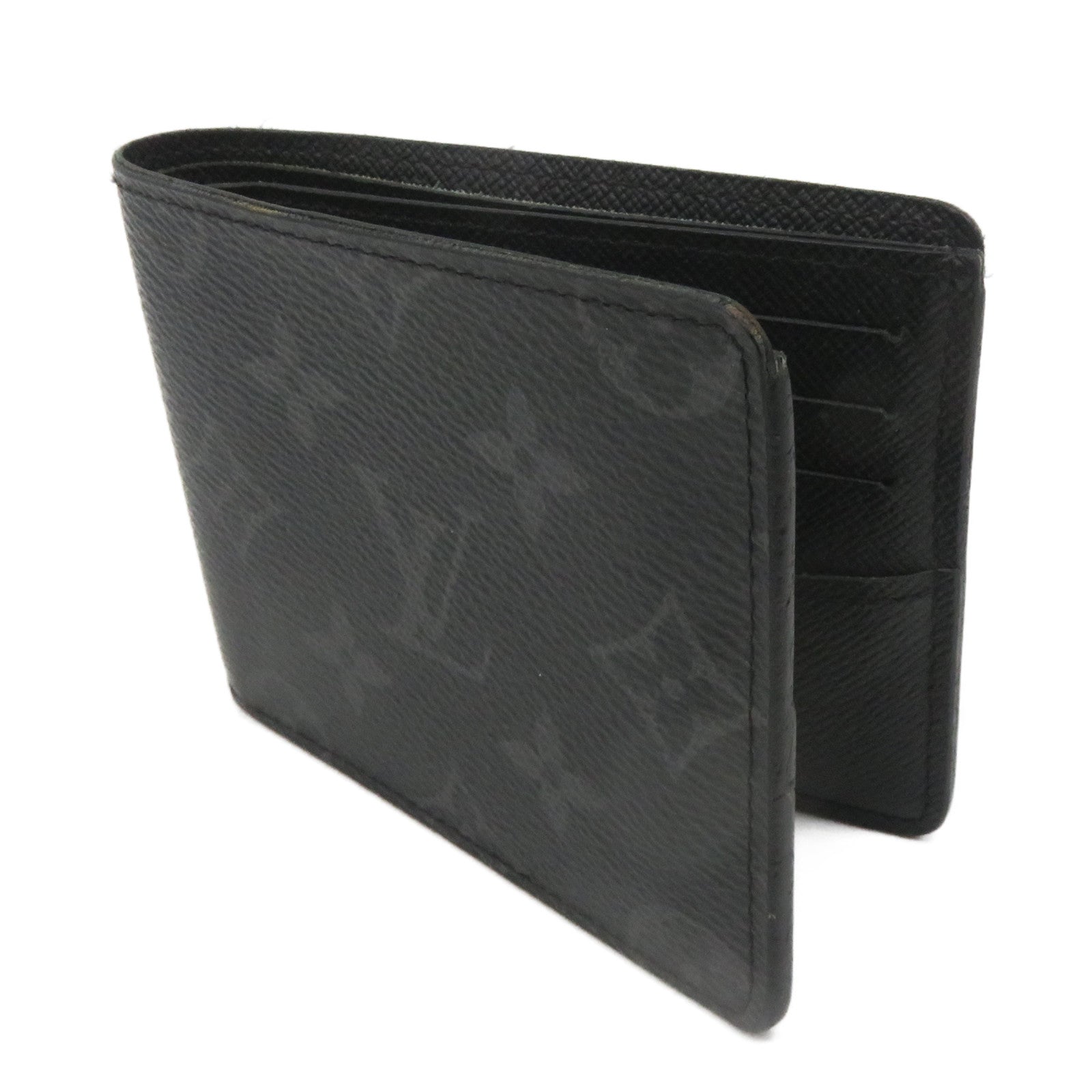 LOUIS VUITTON Monogram Multiple Wallet短錢包黑色