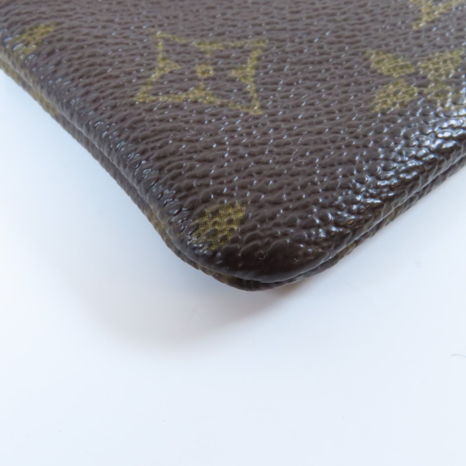 LOUIS VUITTON Monogram Pochette Cles金扣零錢包啡色