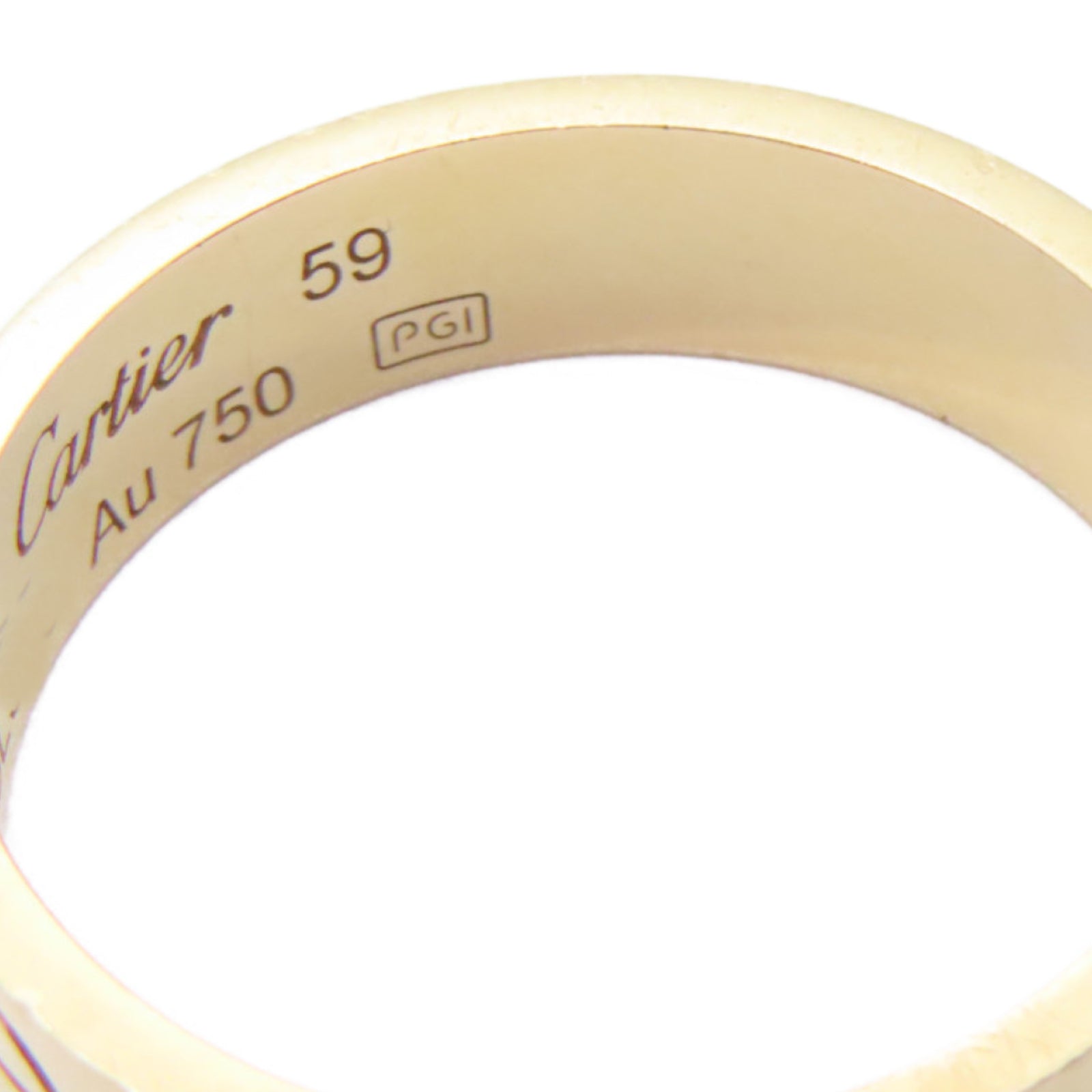 CARTIER 18K玫瑰金Love Ring戒指#US 8.75/Cartier#59