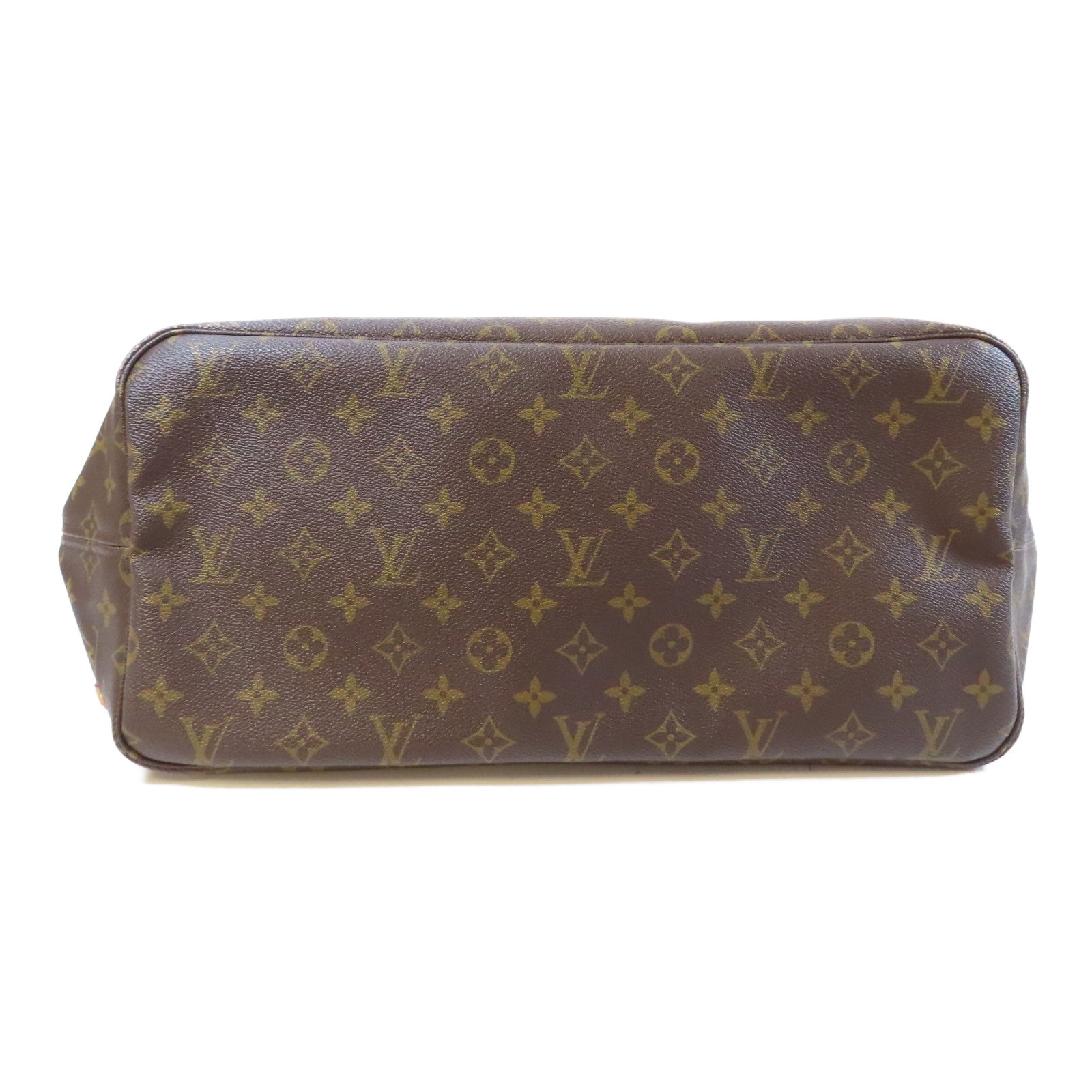 LOUIS VUITTON Monogram Neverfull GM金扣肩背袋啡色
