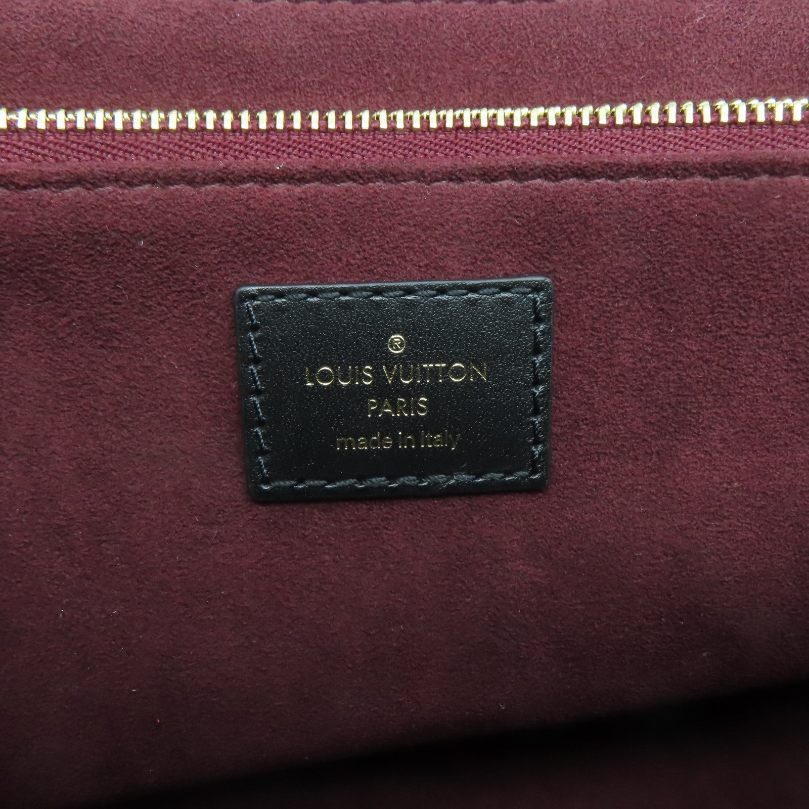 LOUIS VUITTON Damier Vavin PM金扣肩背袋啡色/紅色