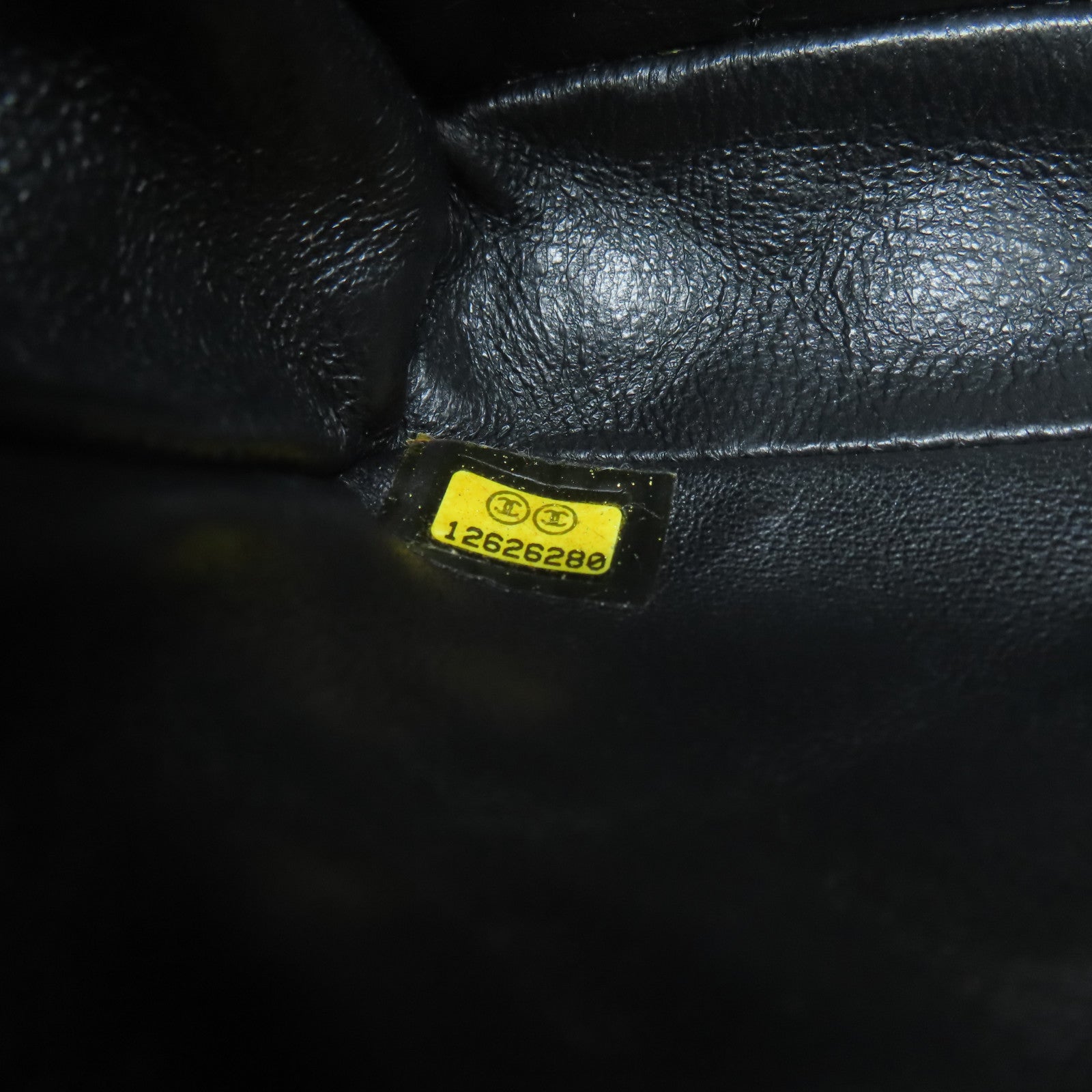 CHANEL 牛皮皮革Shoulder Bag金扣鏈帶肩背兩用袋黑色